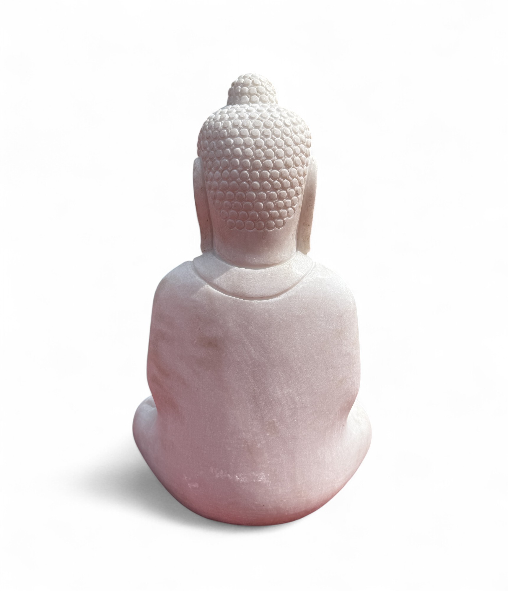 Garten Buddha Statue Marmor Stein Skulptur Namaste Mudra