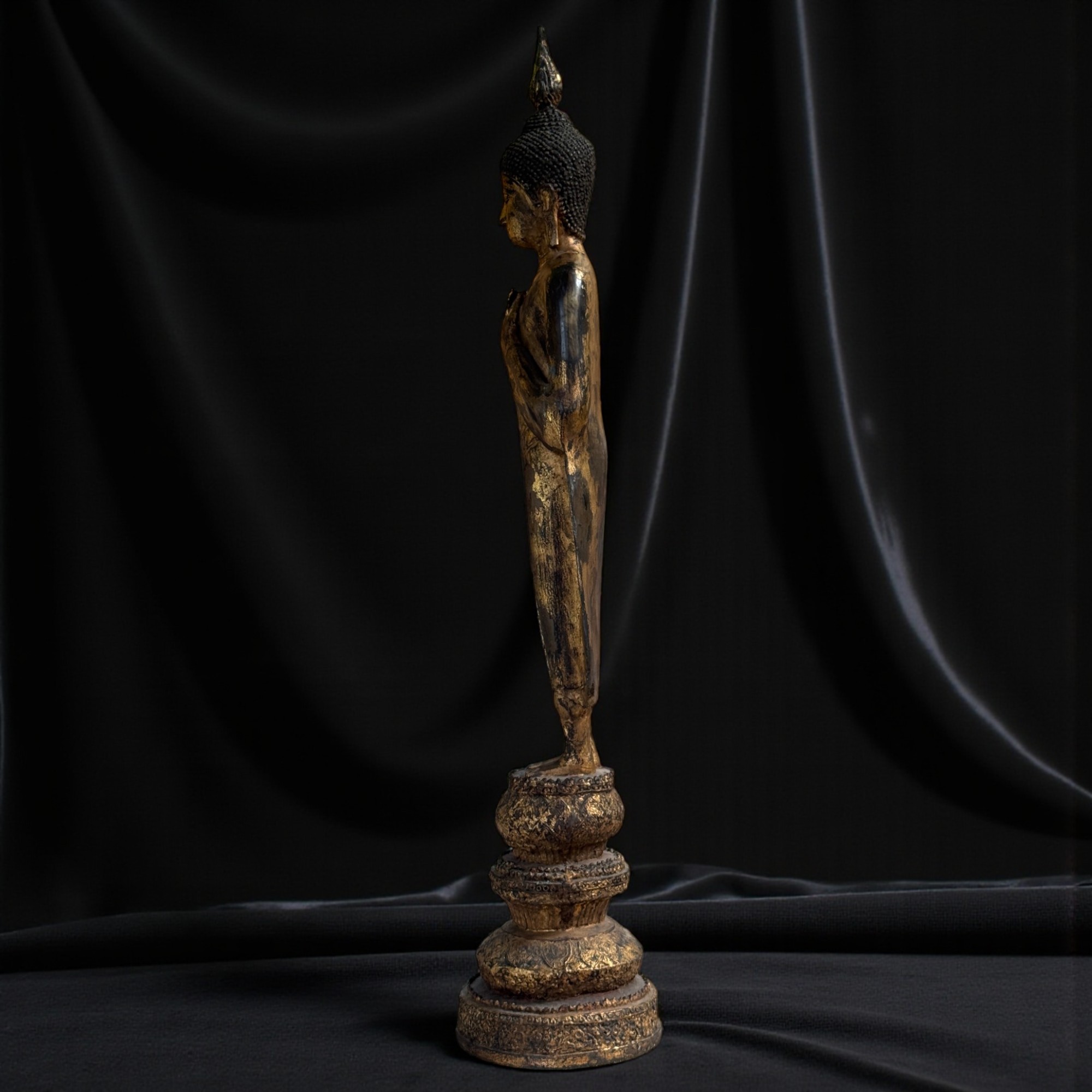 Thailändischer Wochentag Buddha Freitag Bronze Statue 105 cm groß
