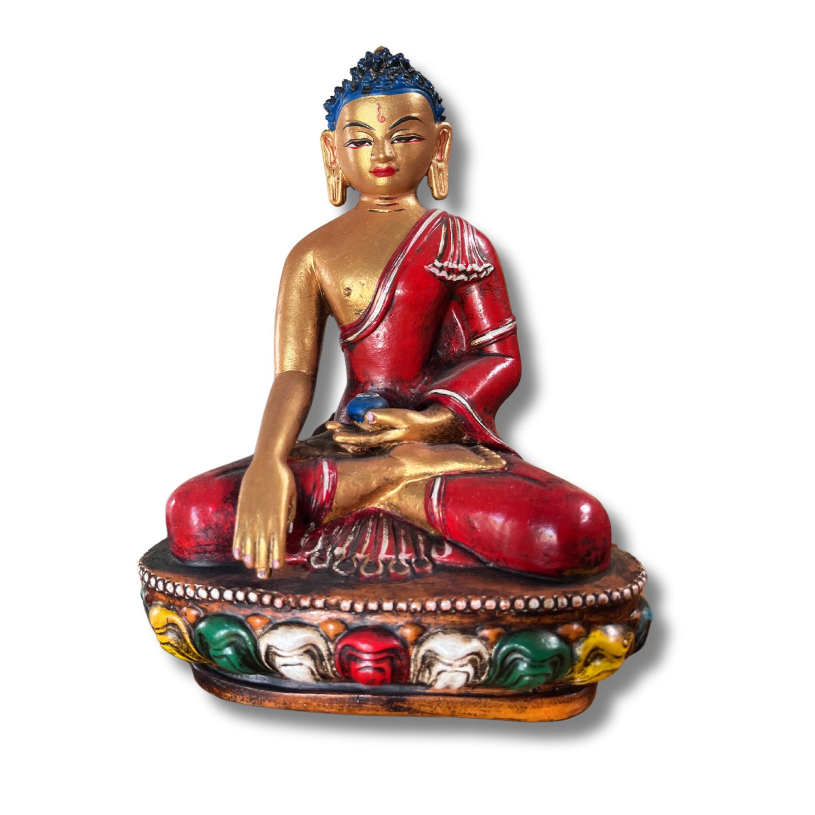 Buddha Figur Terrakotta Siddharta Gautama - 23,5cm