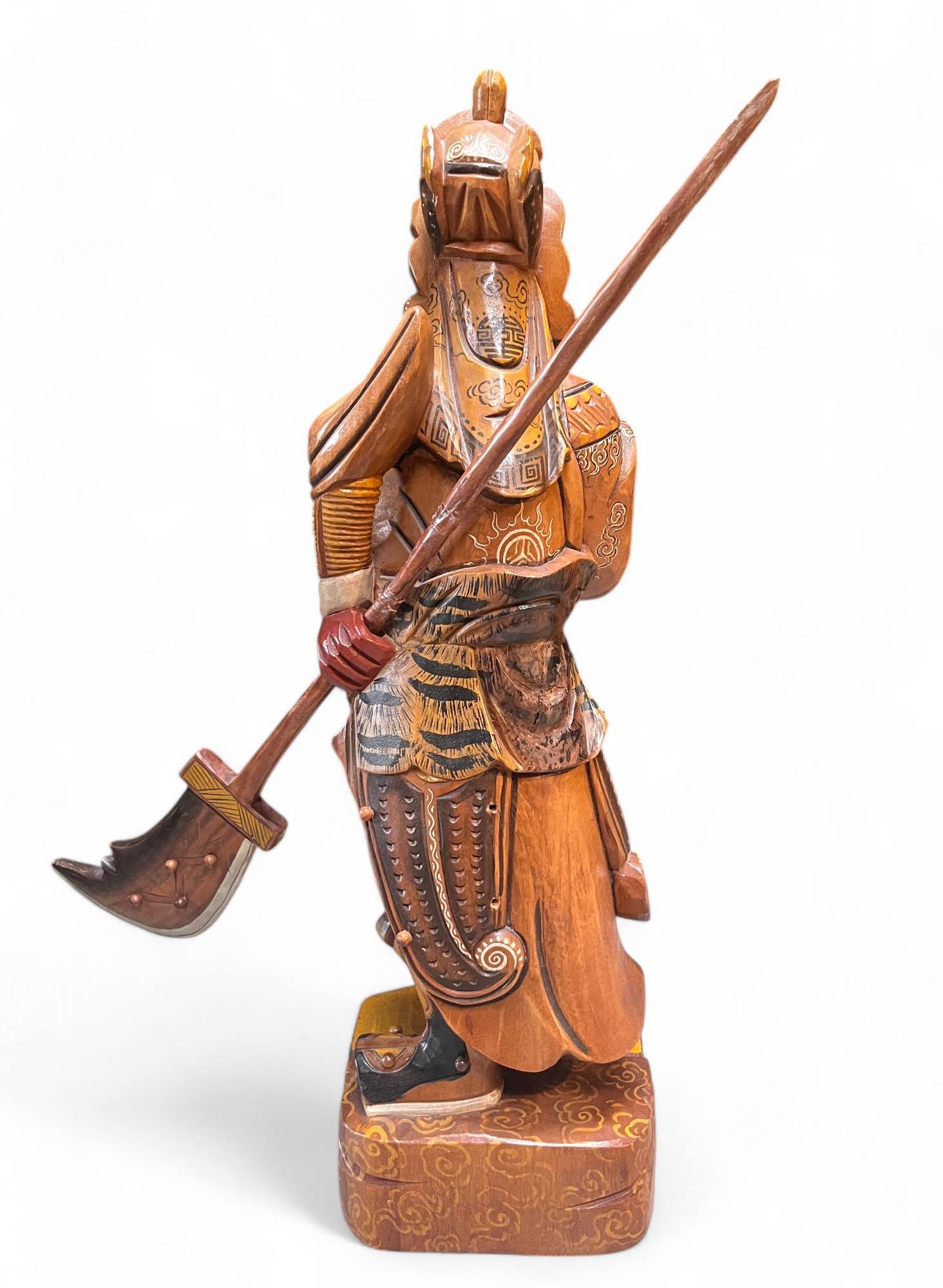 Guan Yu Krieger Holz Statue - China
