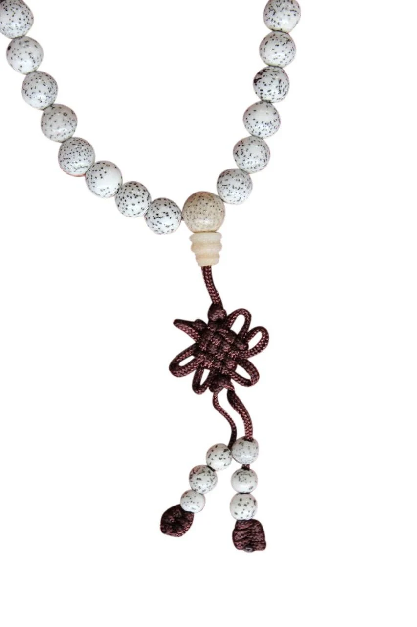 Gebetskette Mala aus Lotussamen, 8 mm