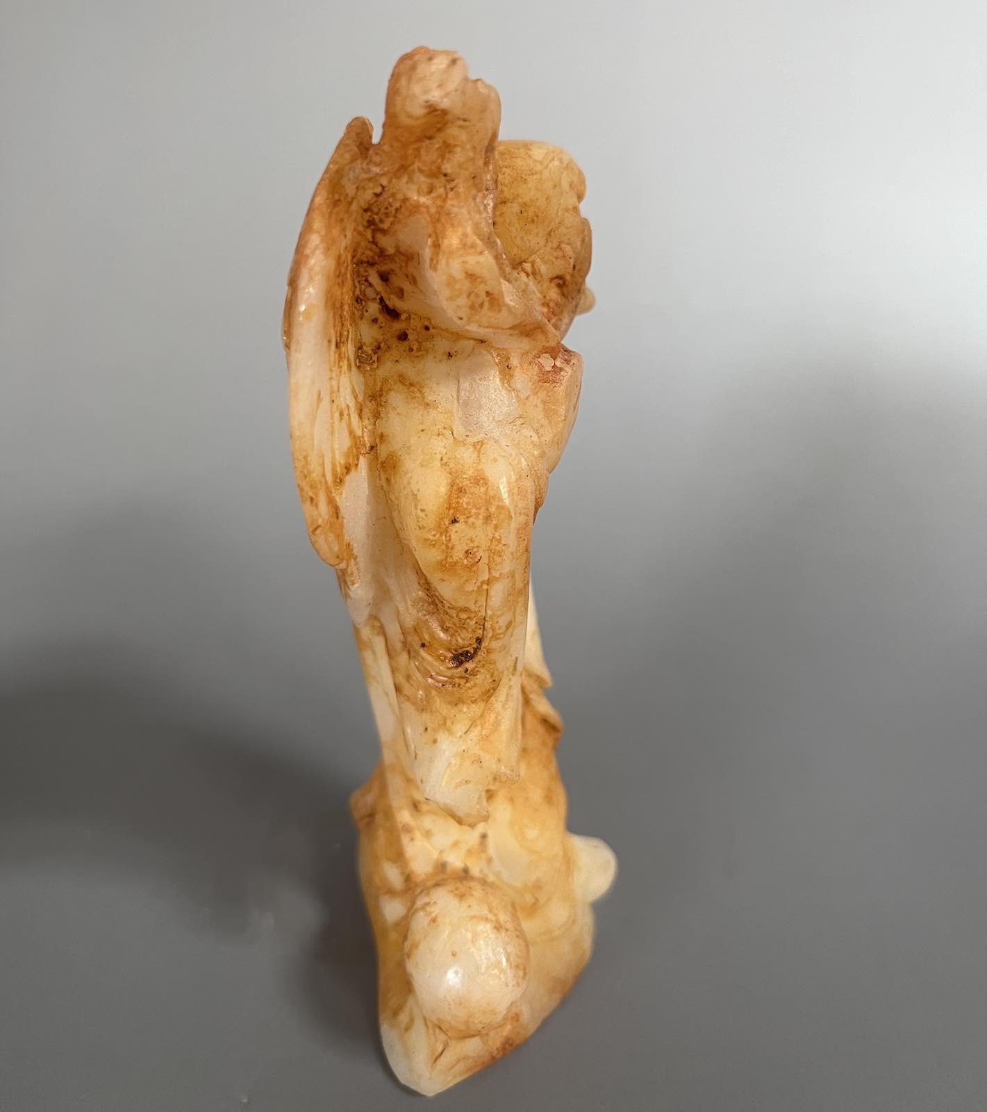 Arhat Figur China Jade Buddhismus Luohan - 13cm