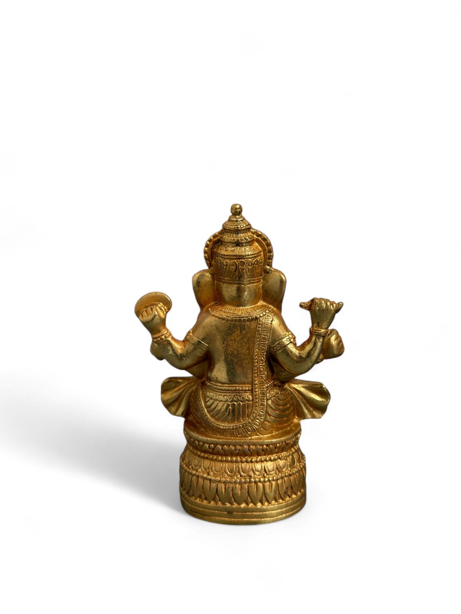 Ganesha Figur Bronze Skulptur - hinduistischer Elefantengott