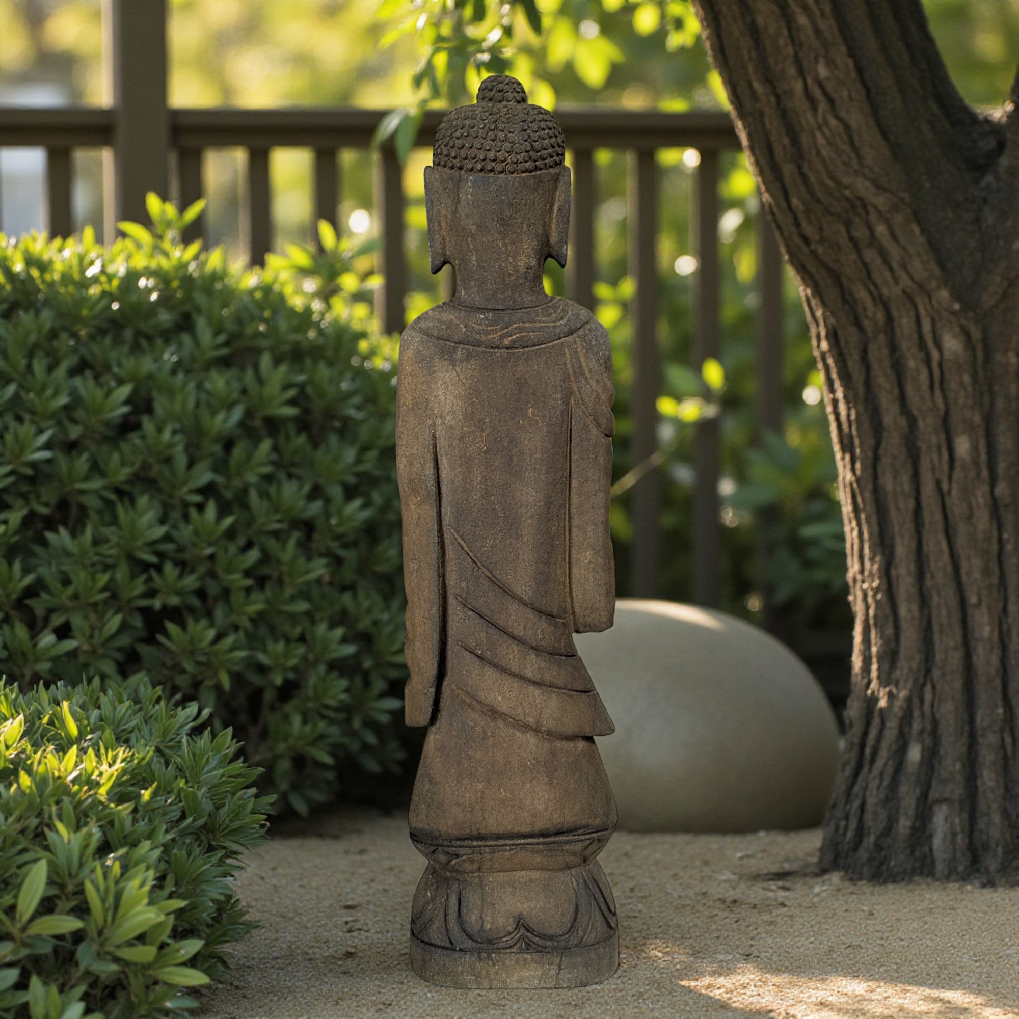 Stein Buddha Skulptur aus China für den Garten