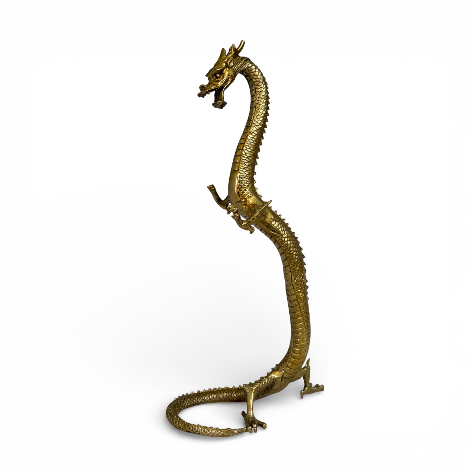 China Drachen Skulptur aus Bronze - 41 cm