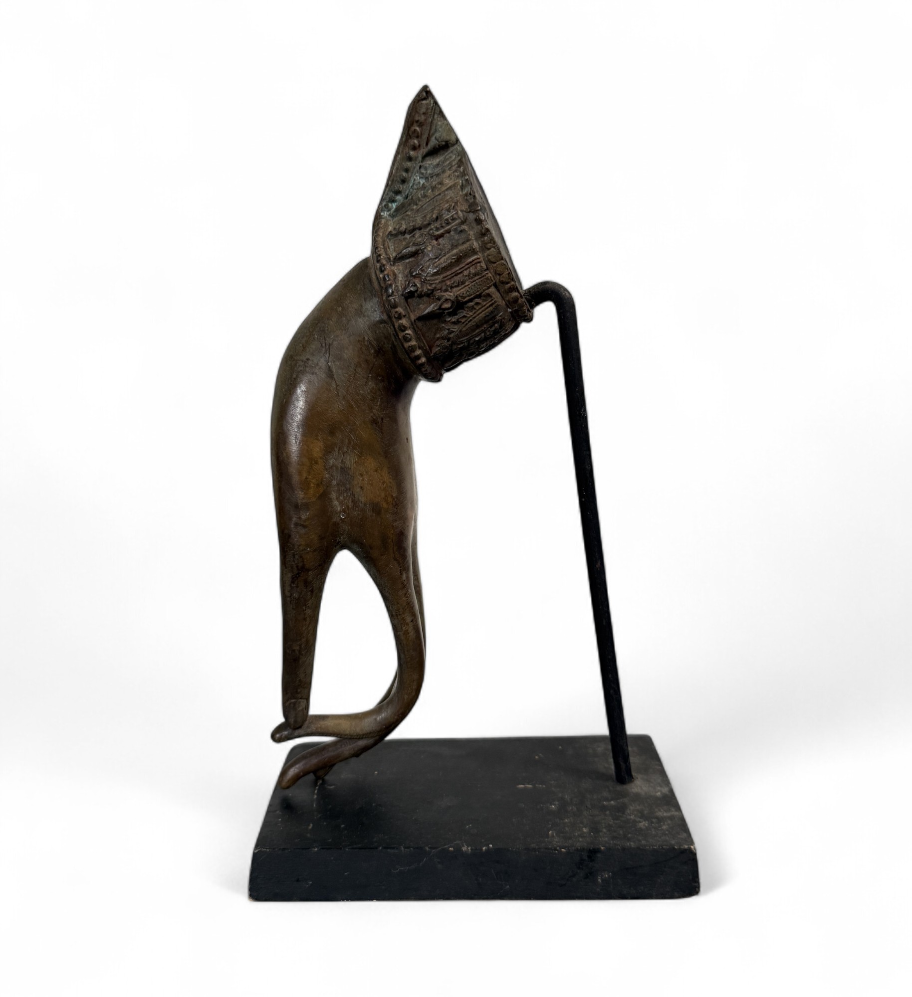 Bronze Buddha Hand mit Vitarka Mudra – 70er Jahre