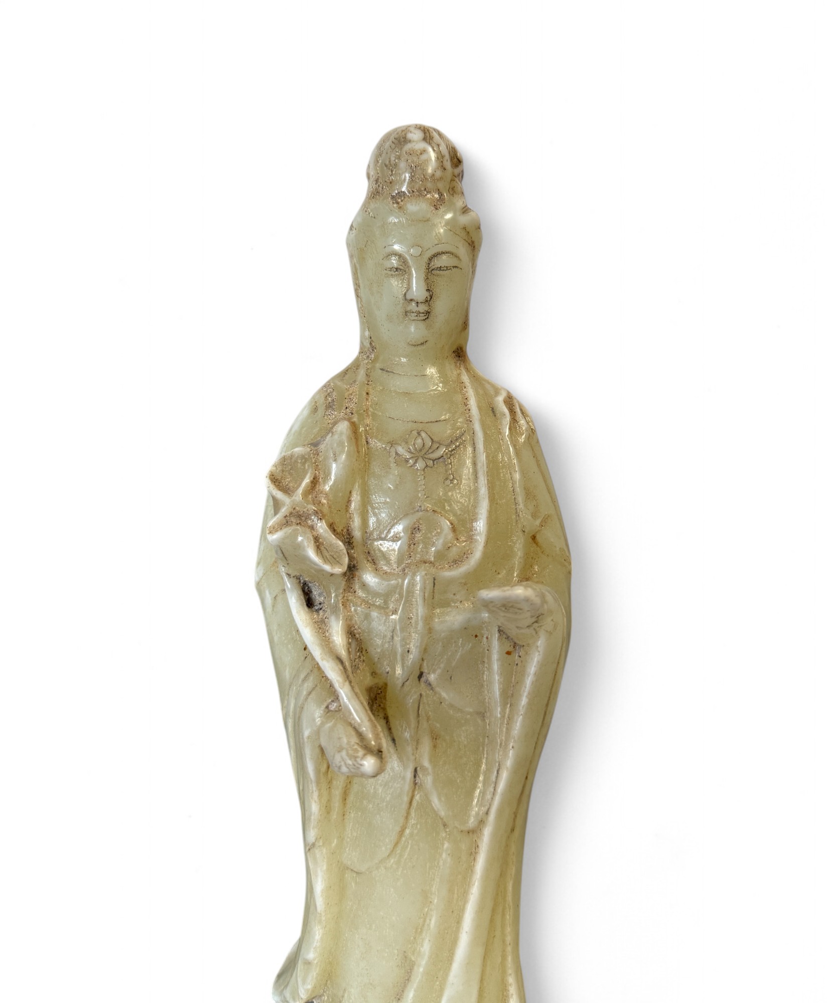 Guanyin Jade Buddha Figur aus China 33 cm groß