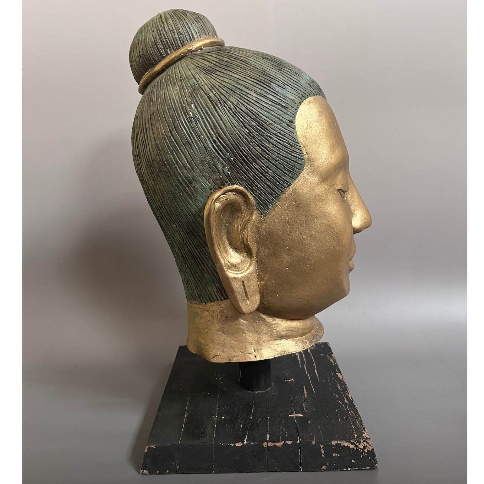Buddha Kopf Bronze Jayavarman VII