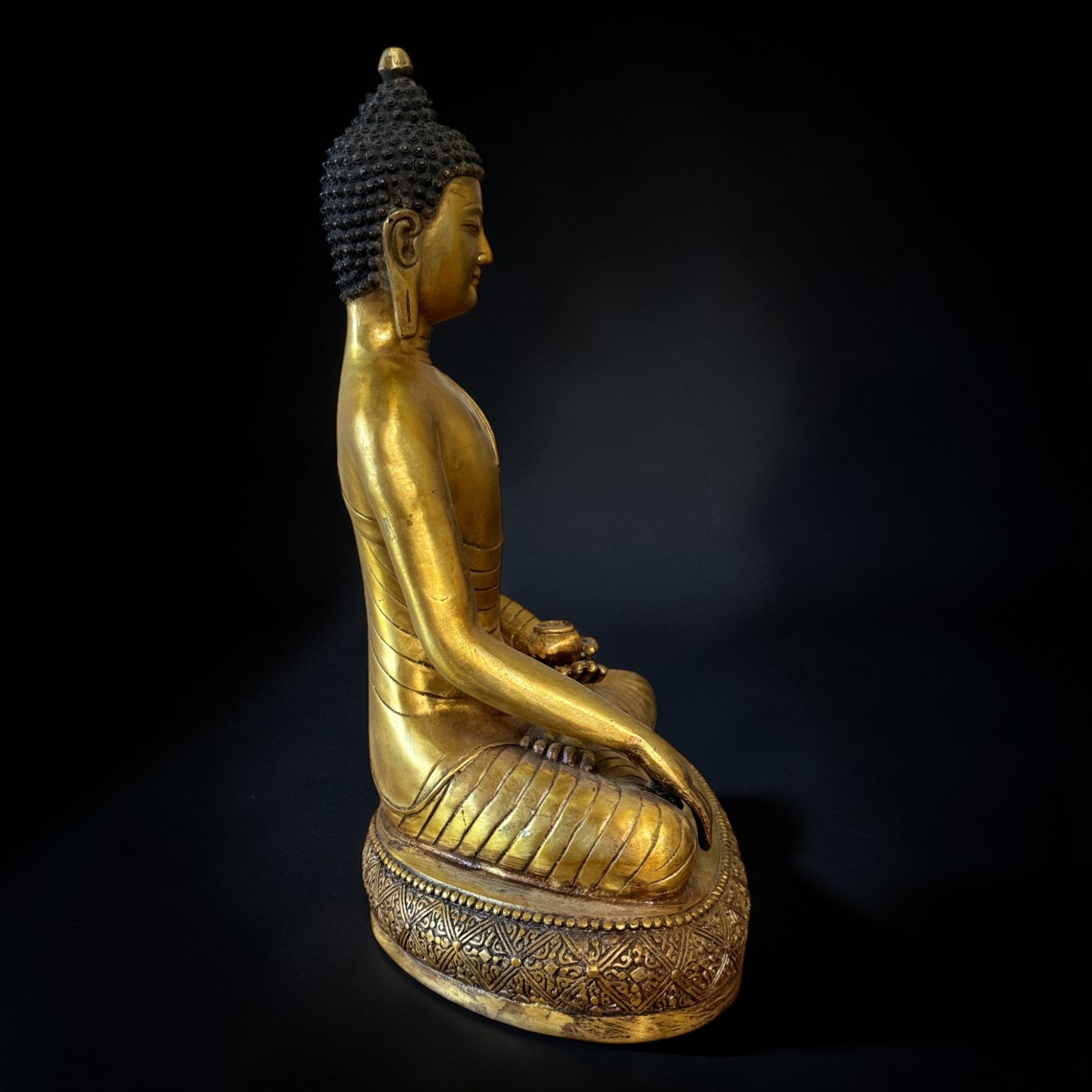 Buddha Figur Bronze Skulptur Siddharta Gautama