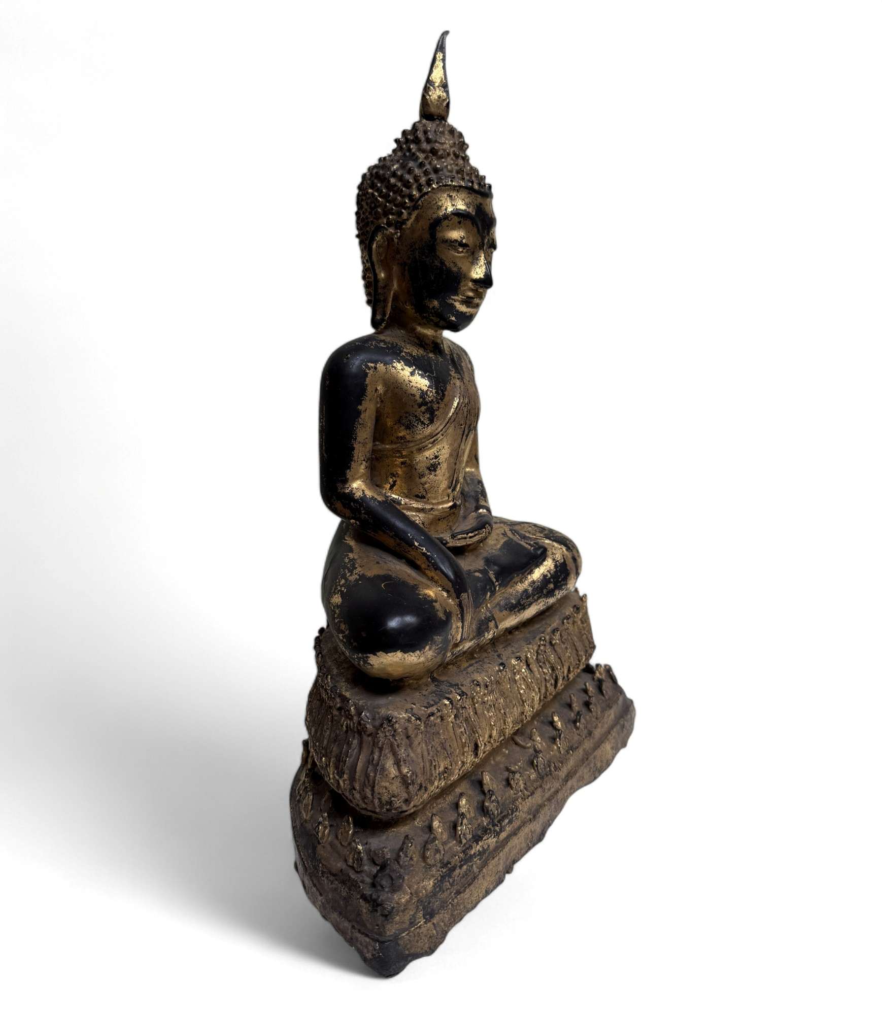 Buddha Figur Bronze Thailand Sukhothai - 43cm