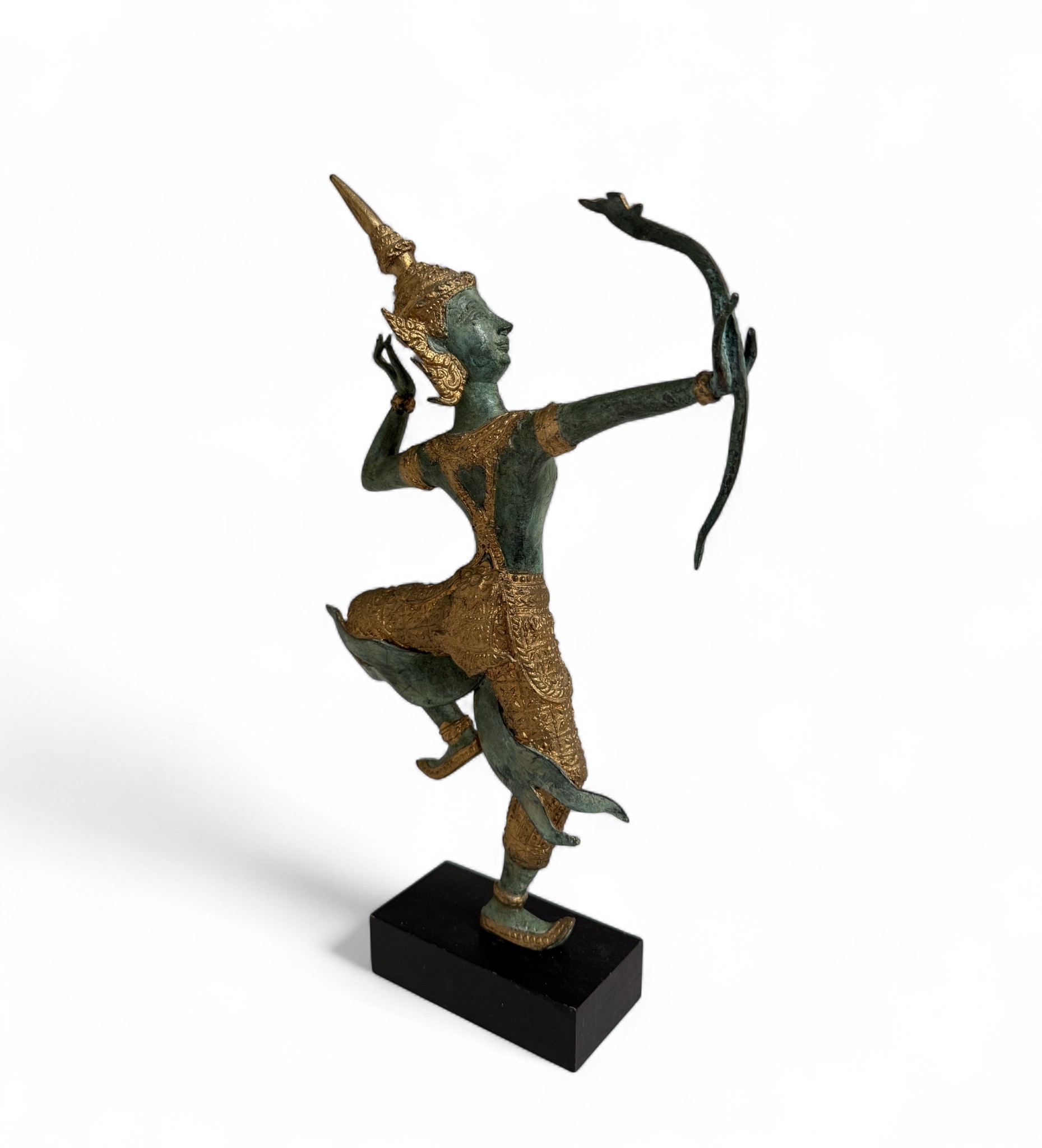 Prinz Rama Bronze Figur Thailand Prinz Rama Bronze Figur Thailand