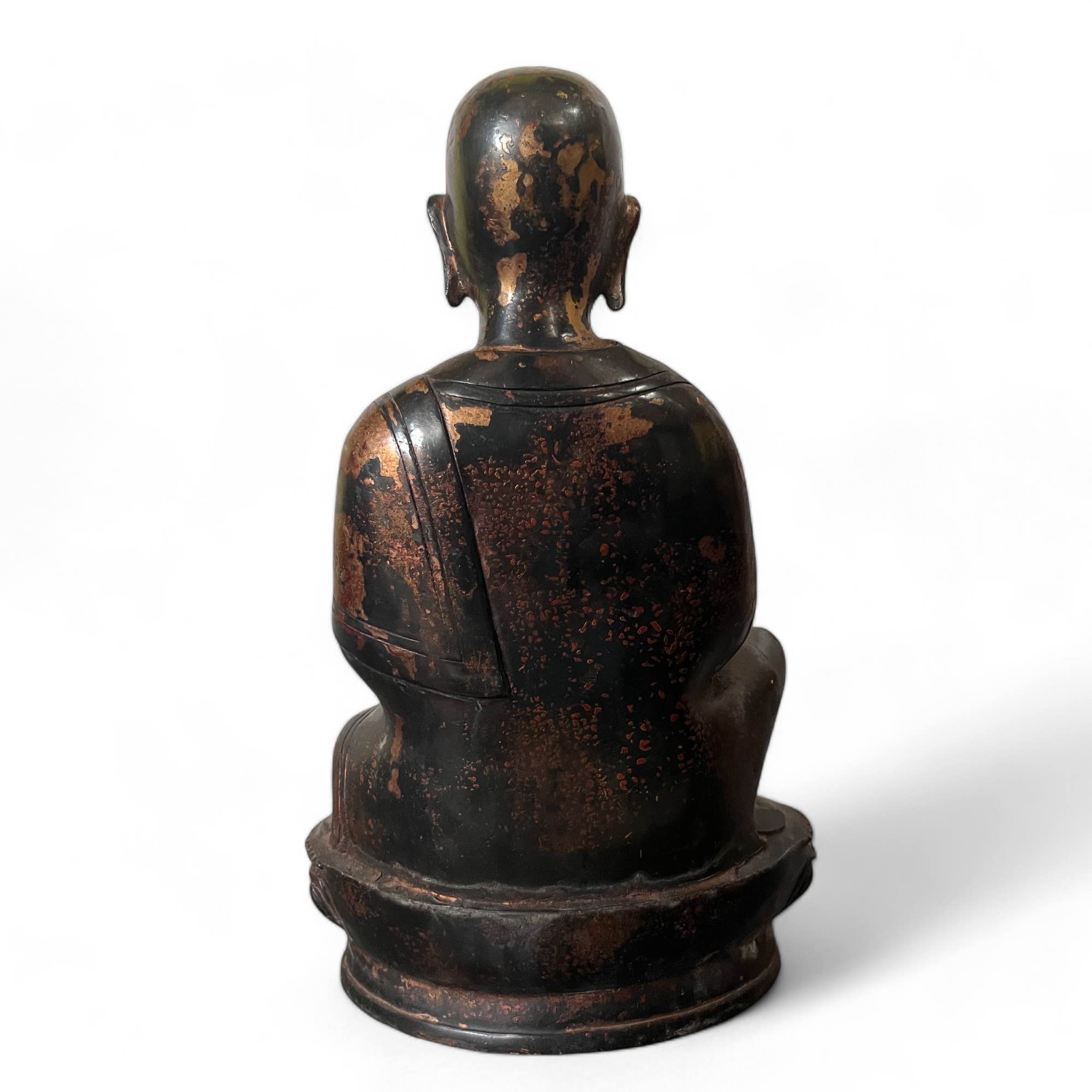 Buddhistische Lama Bronze Figur (31cm) Guru