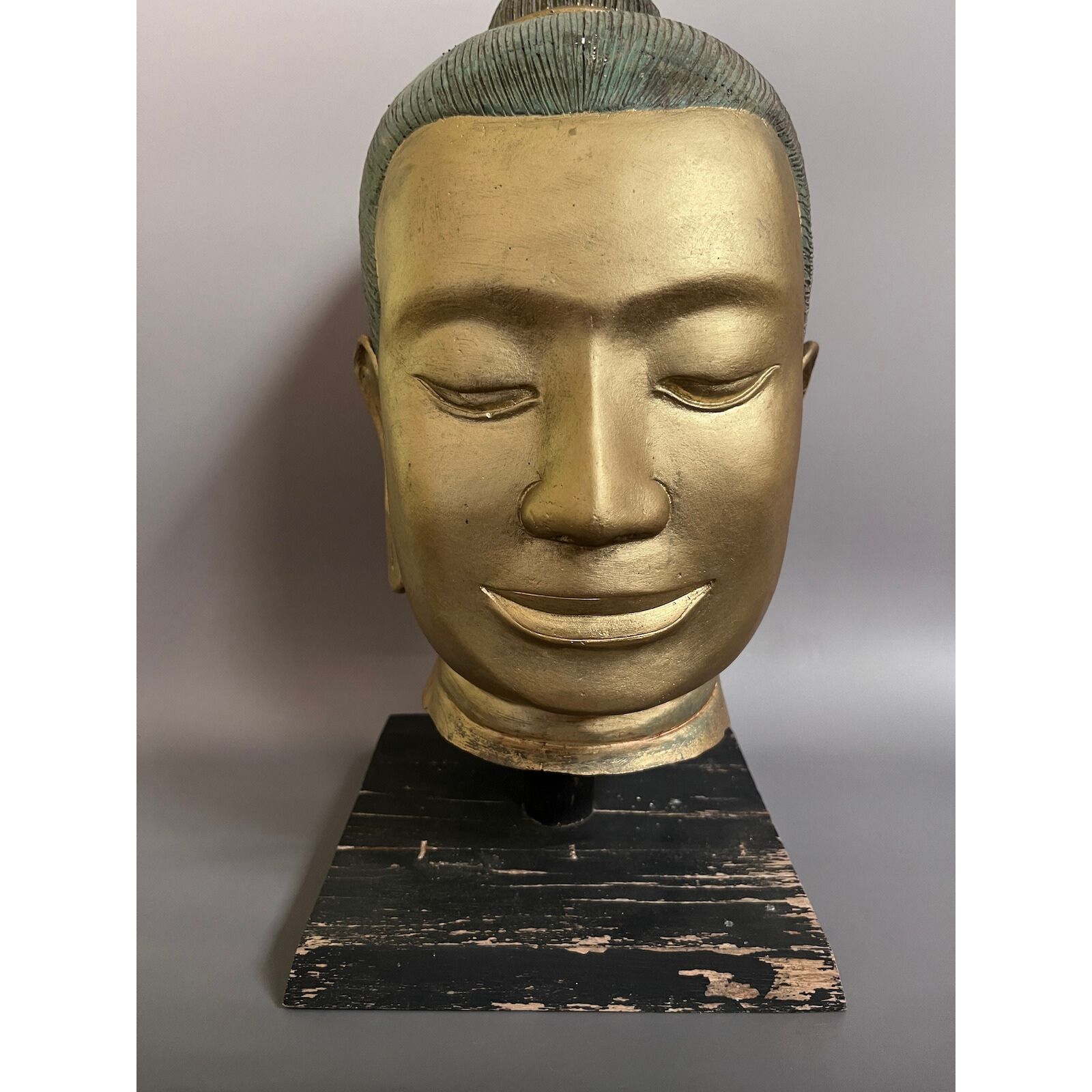 Buddha Kopf Bronze Jayavarman VII