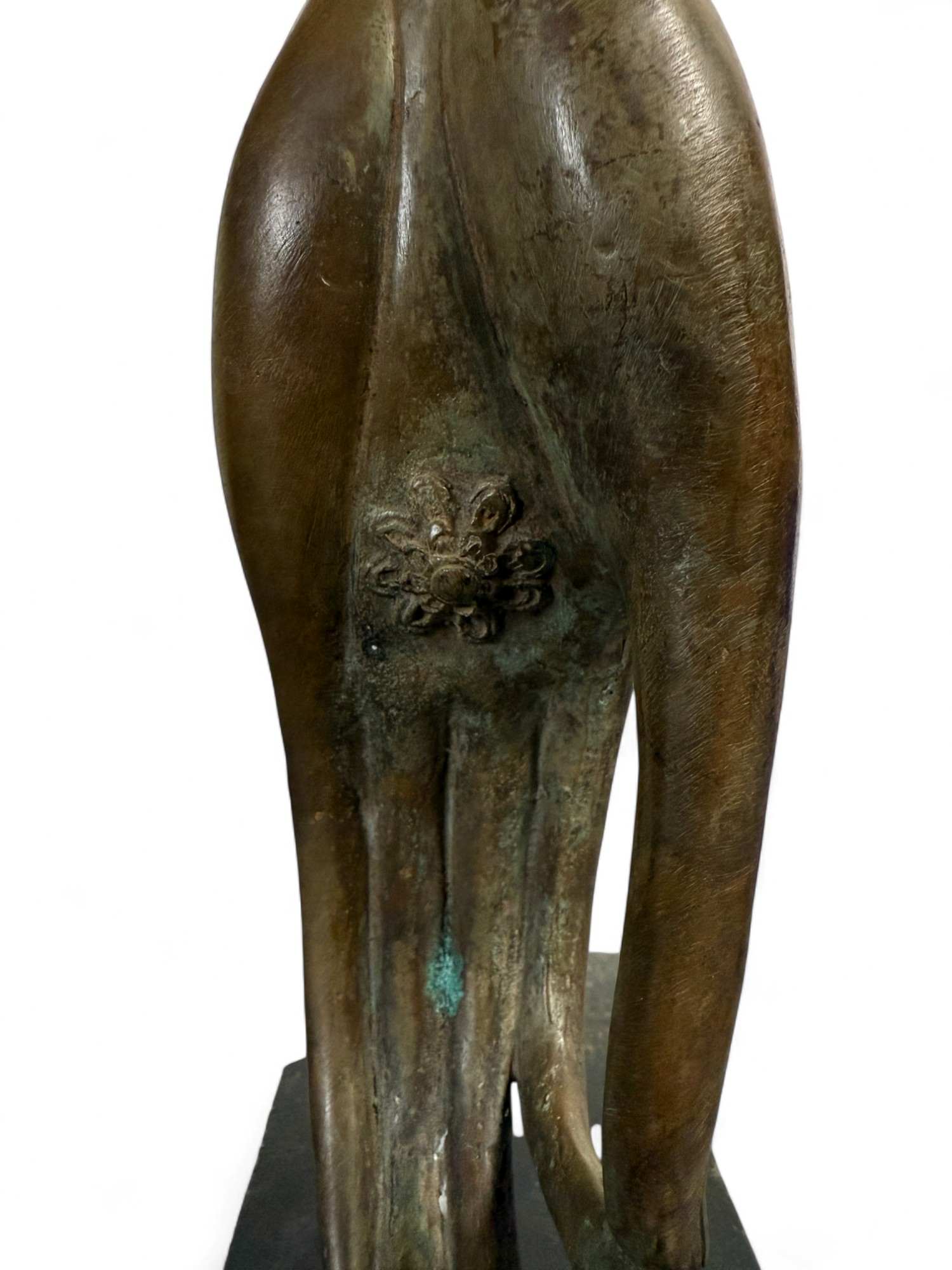 Bronze Buddha Hand mit Vitarka Mudra – 70er Jahre