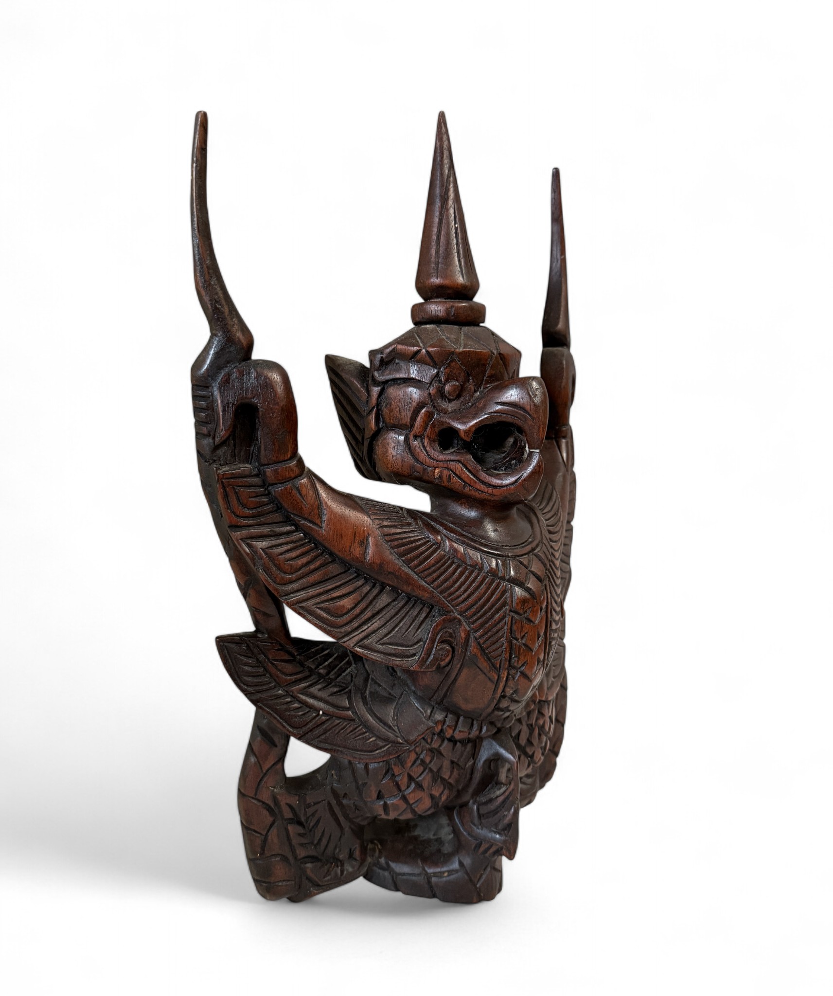 Alte Garuda Holz Skulptur aus Thailand
