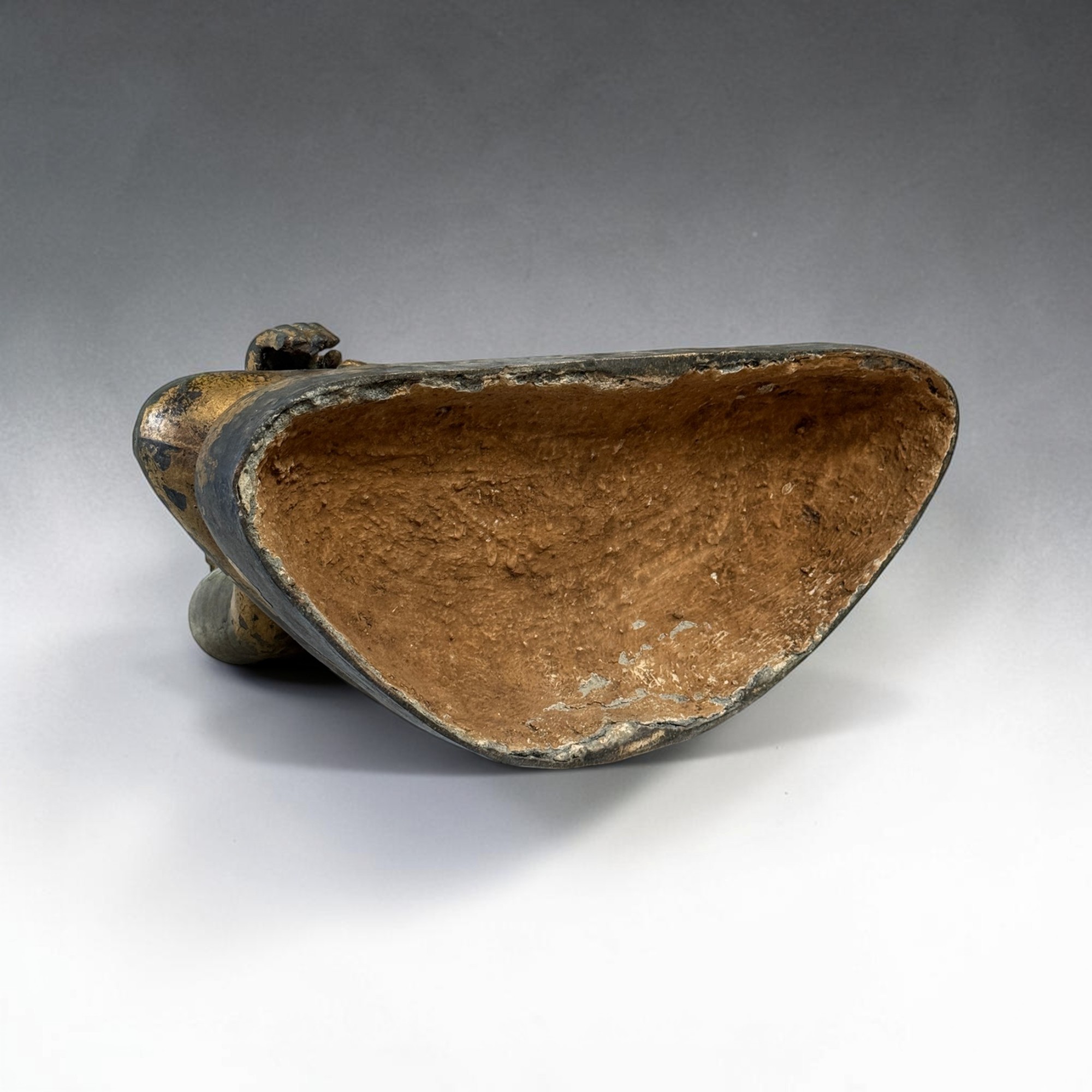 Bronze Buddha Thailand 59cm Sukhothai Stil massiv 18,5kg Vergoldet Sammlerstück