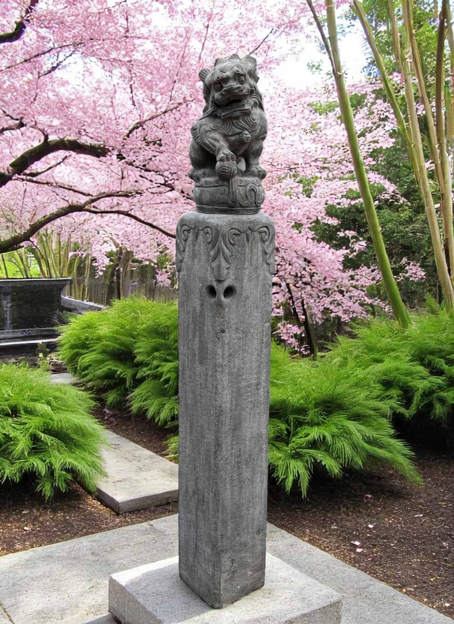 Asiatischer Wächterlöwe - Tempelwächter - Naturstein