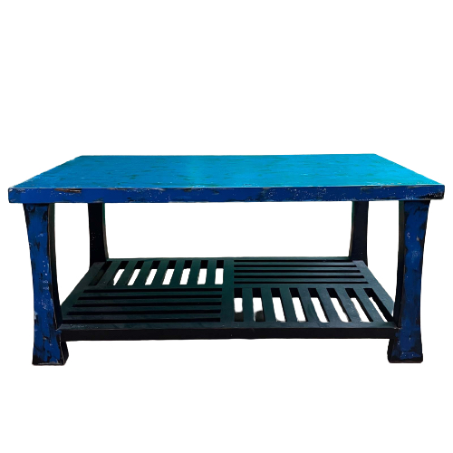 Chinesischer Teetisch Blau Couchtisch Shabby Chic