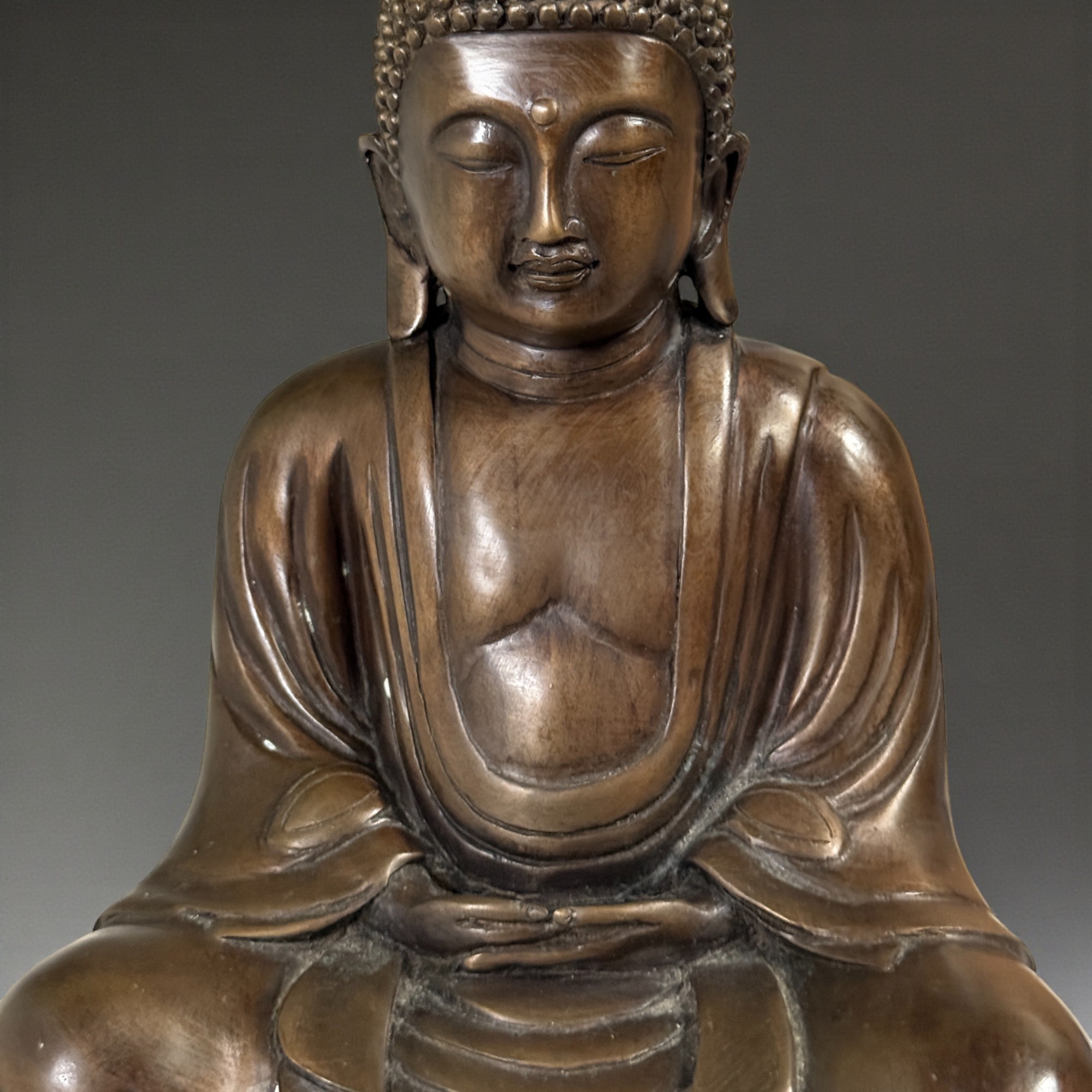 Daibutsu Kamakura Bronze Buddha Figur 25 cm