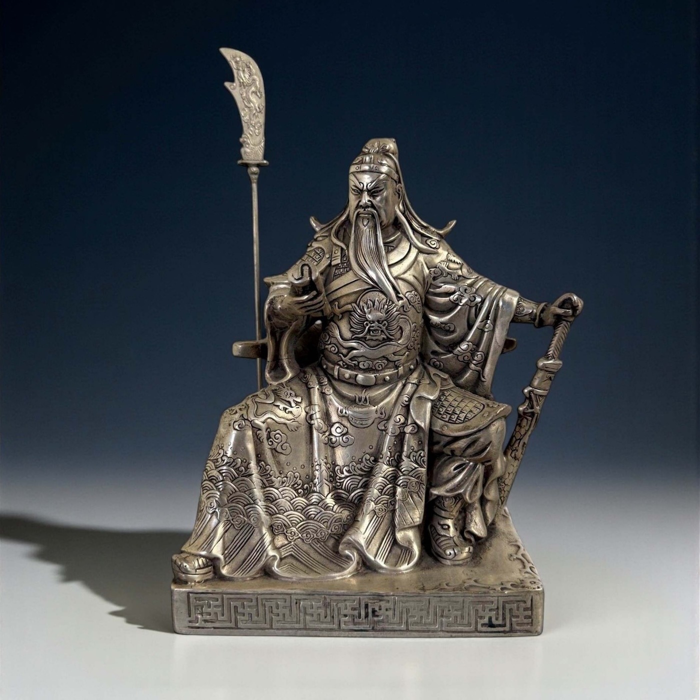 Guan Yu Krieger aus Bronze