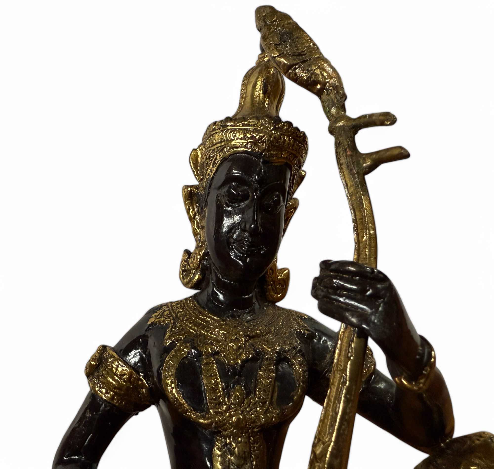 Tempelwächter Thailand Teppanom Bronze Figur