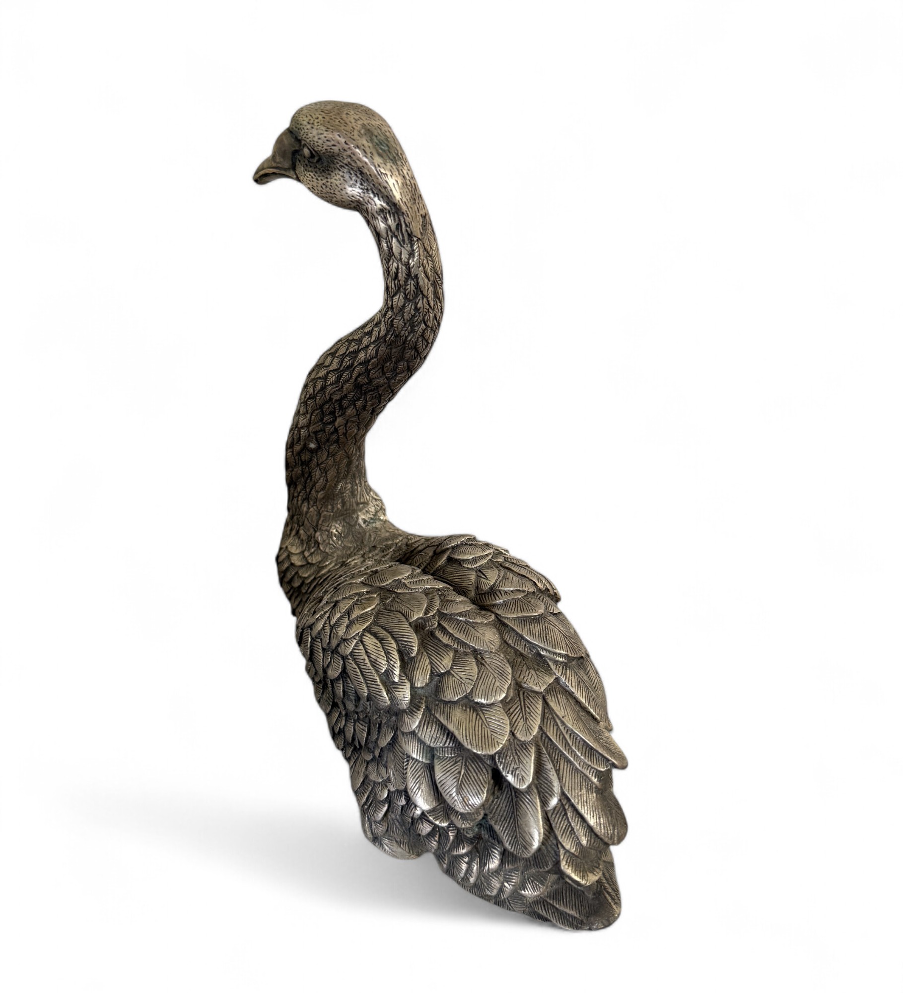Bronze Schwan Skulptur – Eleganz, Reinheit & Symbolik, 25 cm