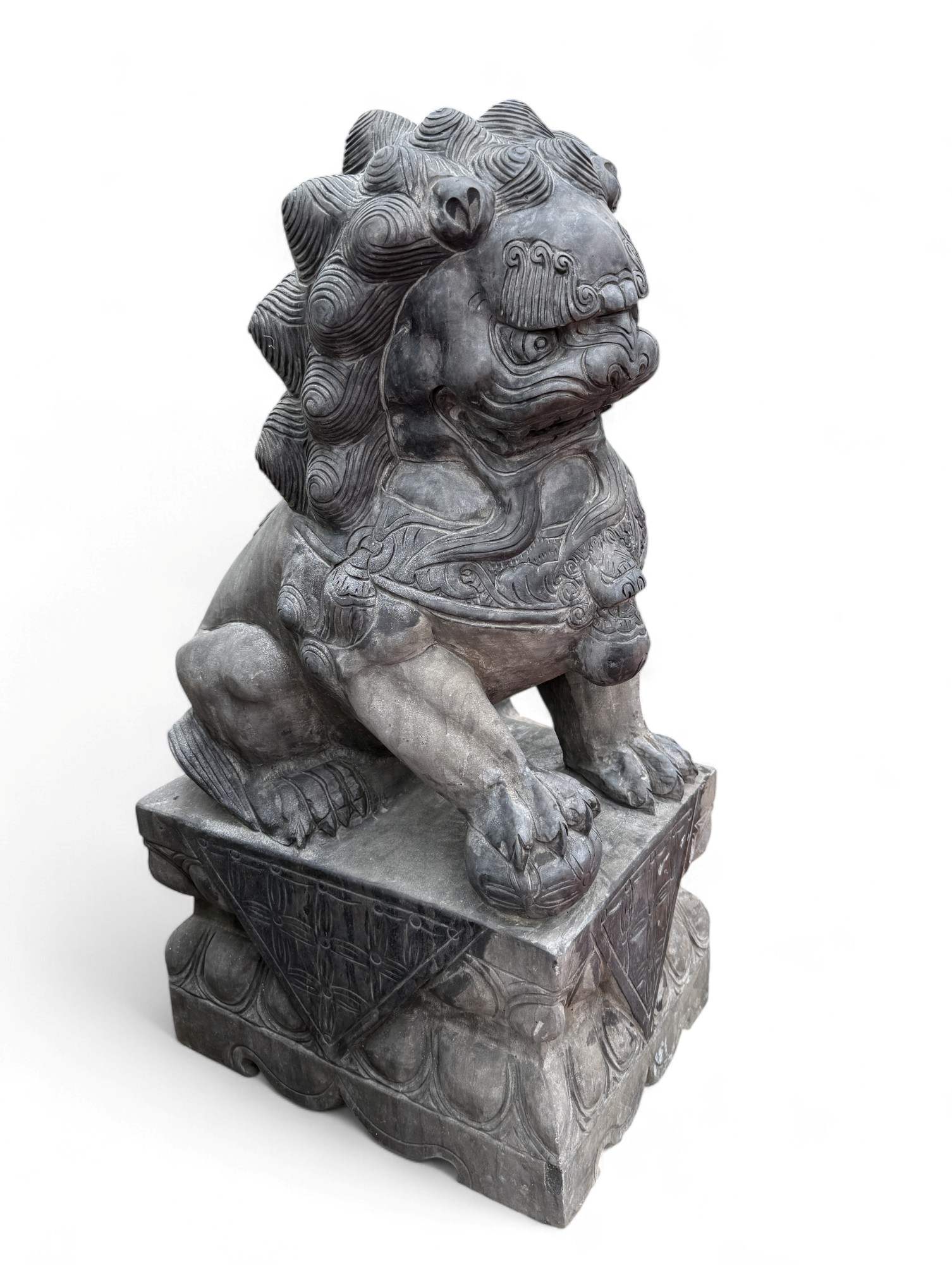 Chinesische Wächterlöwen Garten Skulpturen 80 cm groß