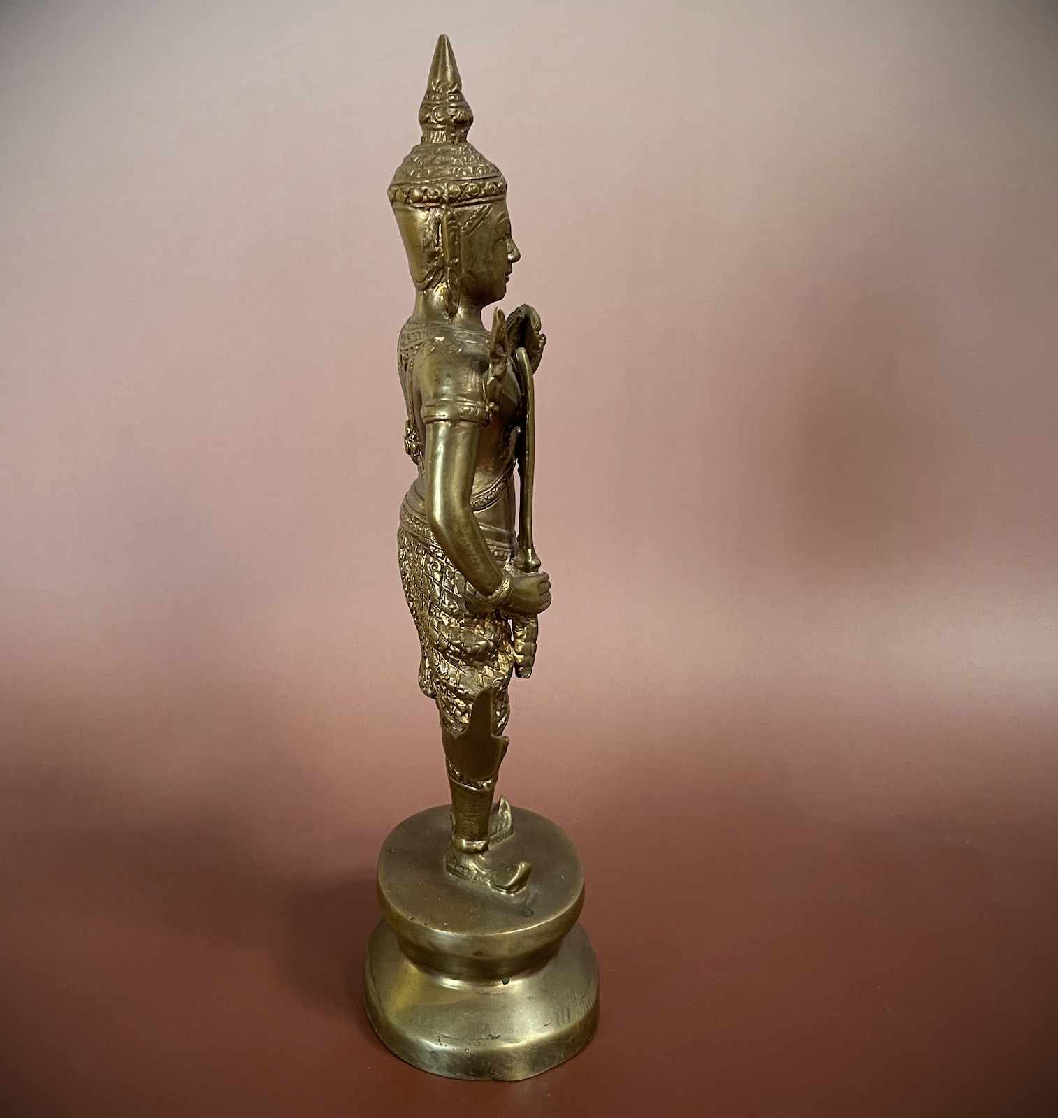 Tempelwächter Thailand Teppanom Messing Figur