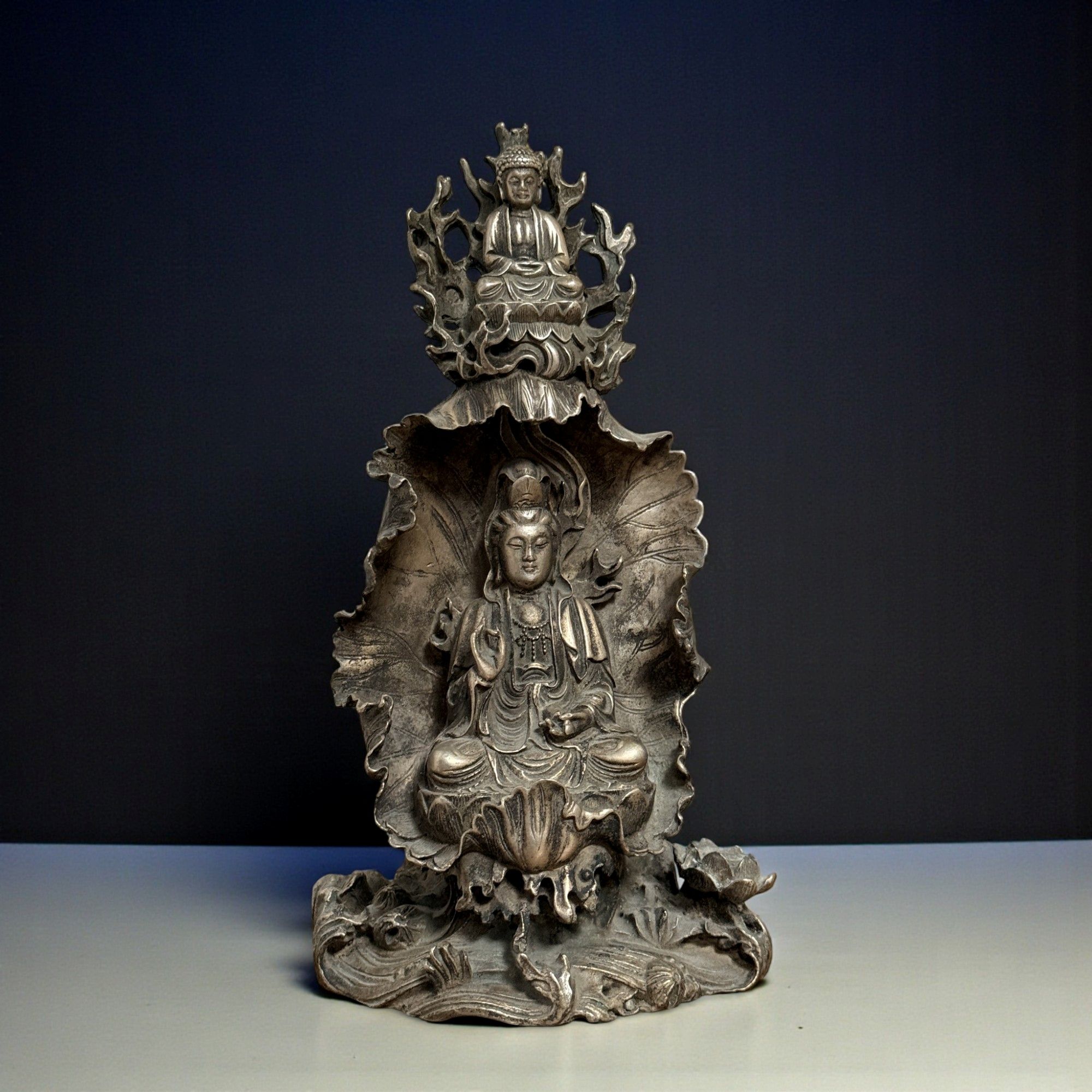 Guanyin Bronze Buddha Figur aus Tibet-China