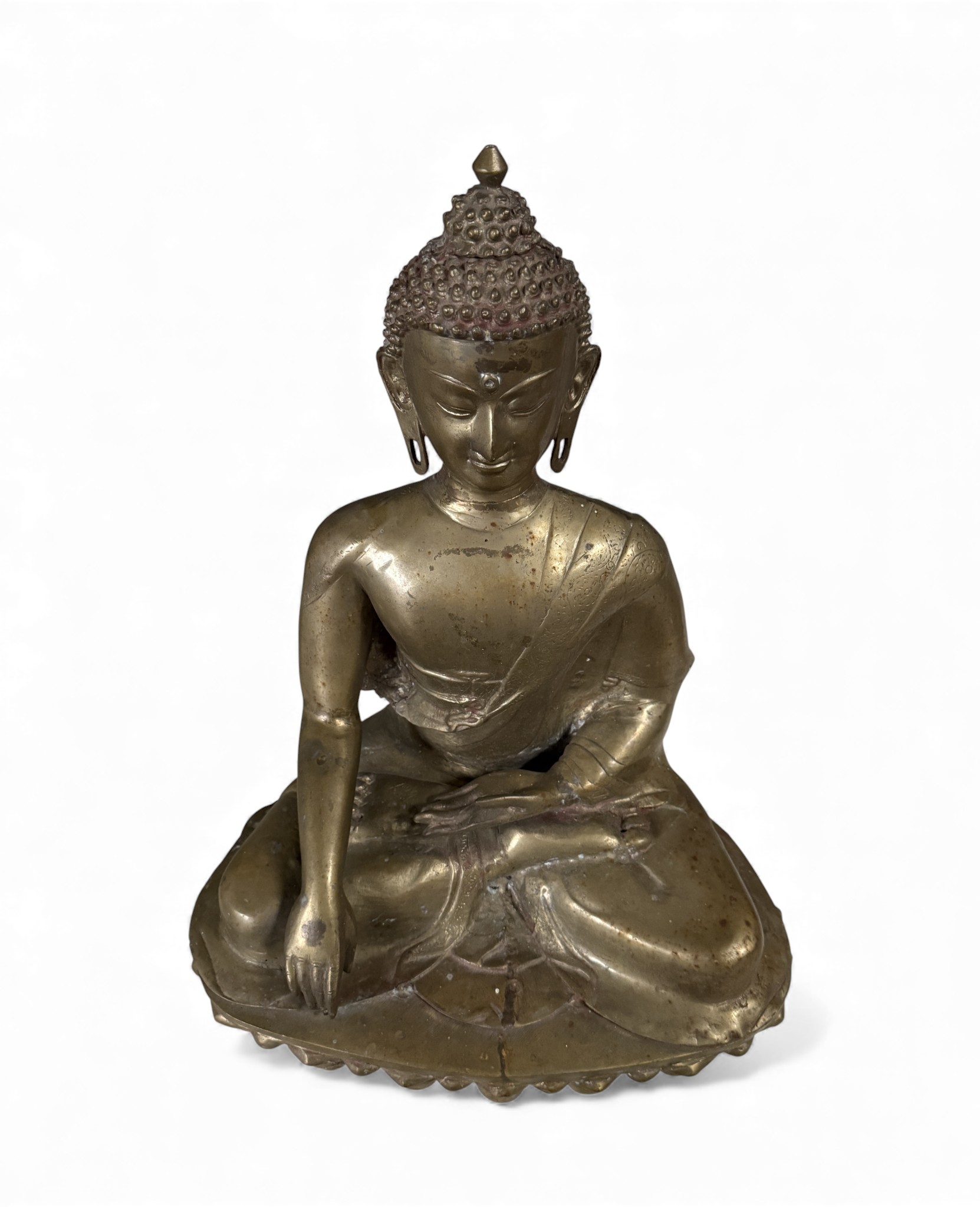 Großer Shakyamuni Buddha Bronze – Tibet Indien – 53 cm