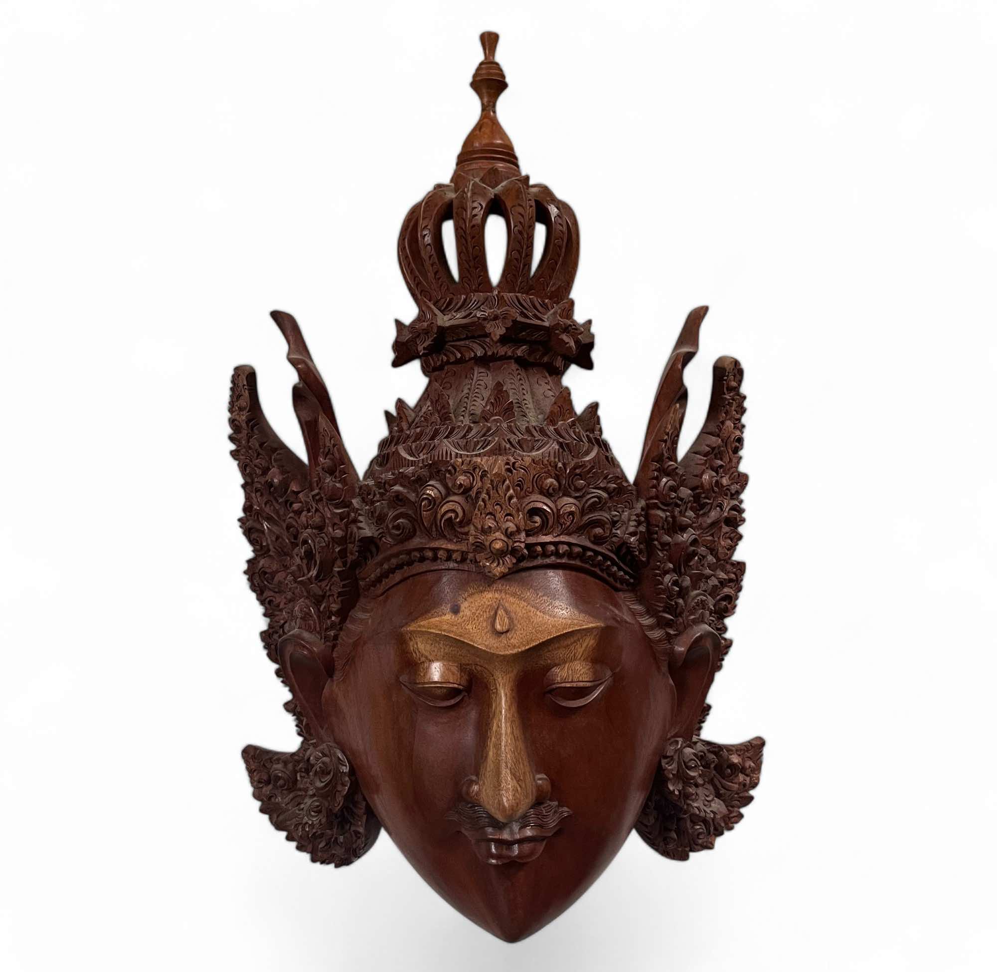 Prinz Rama Maske - Büste - 47 cm Holz Skulptur Prinz Rama Maske - Büste - 47 cm Holz Skulptur