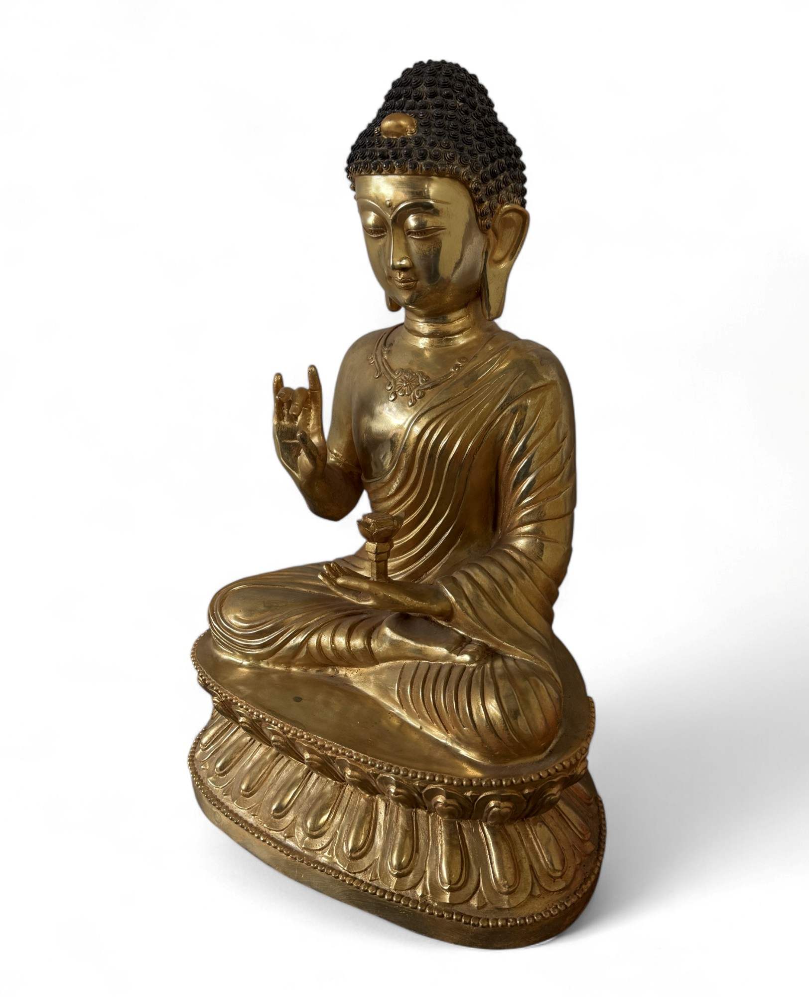 Buddha Figur Bronze Skulptur Karana Mudra Statue 55 cm groß