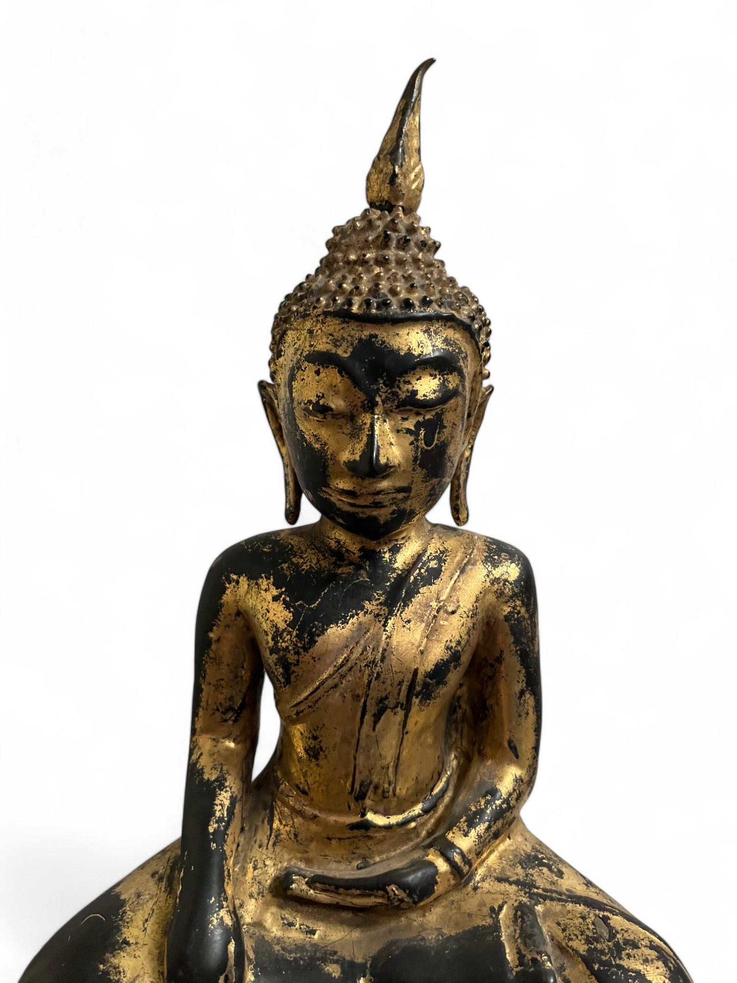 Buddha Figur Bronze Thailand Sukhothai - 43cm