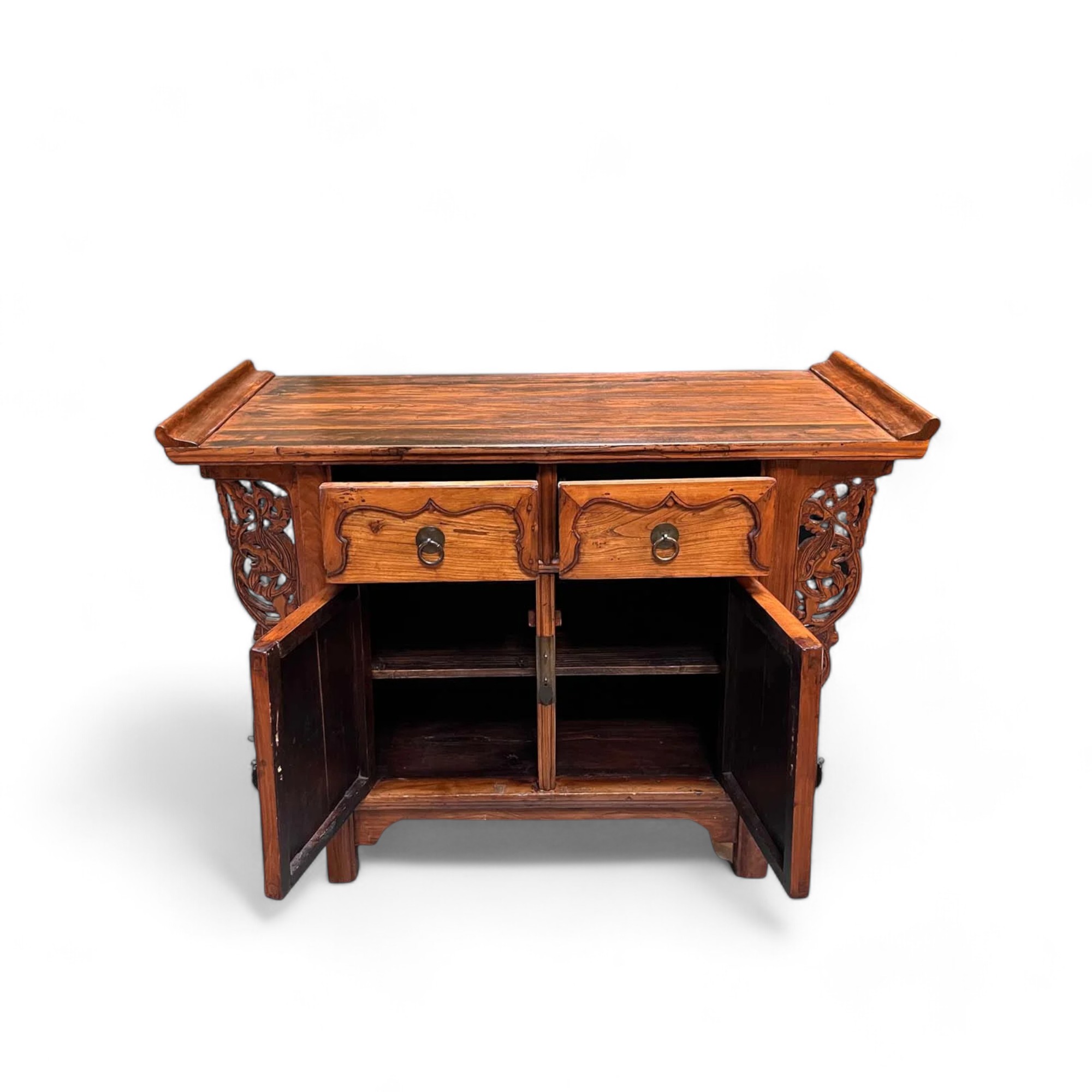 Chinesisches Sideboard aus Ulmenholz - 117cm