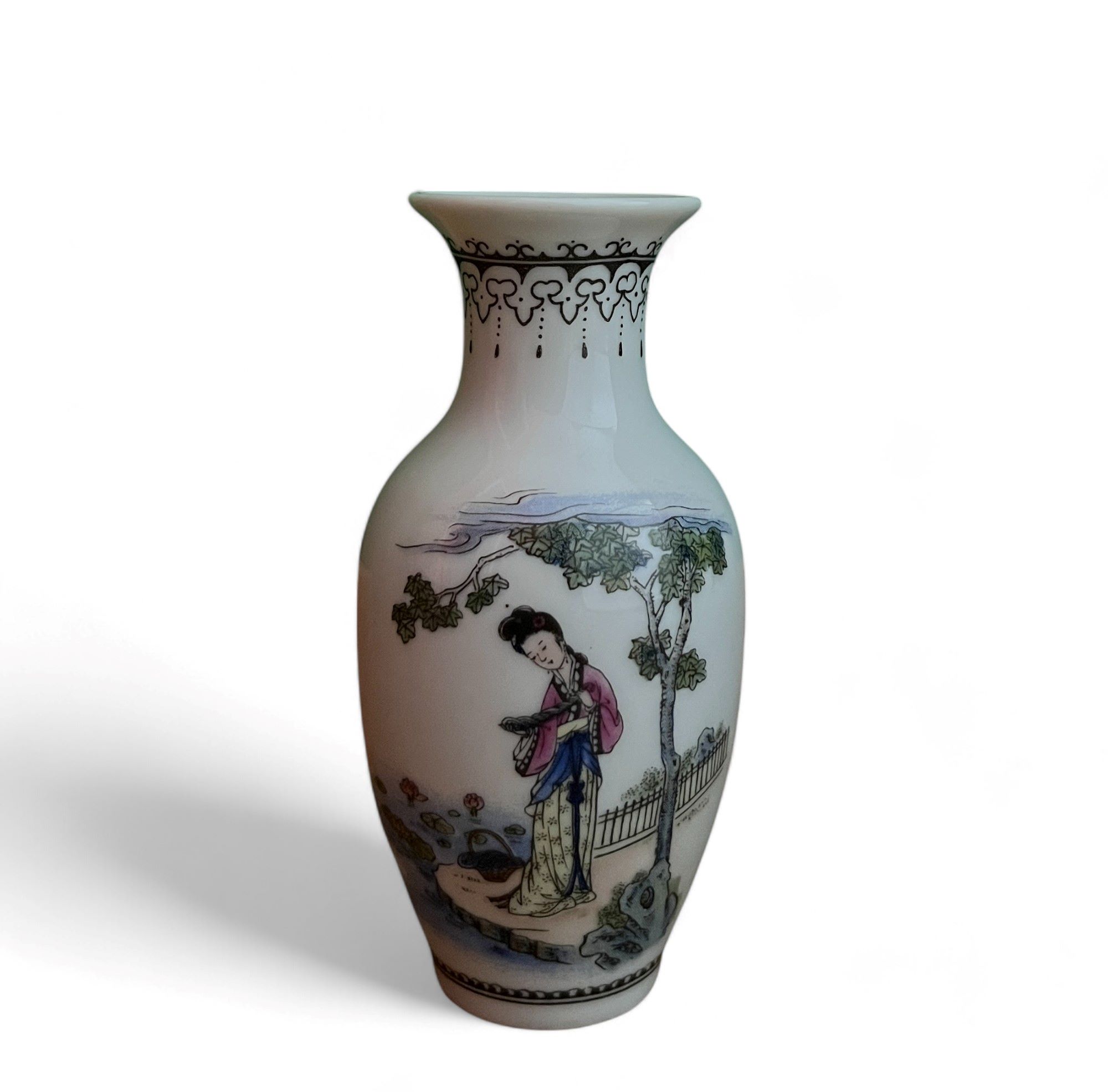 Chinesische Porzellan Vase mit Bodenmarke