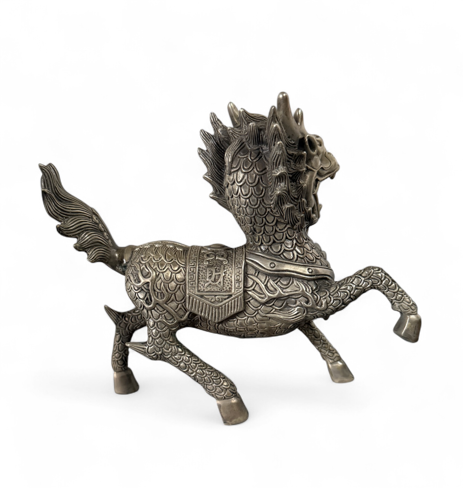 Qilin Drachen-Löwen aus Bronze – Mythische Glücks- & Schutzsymbole