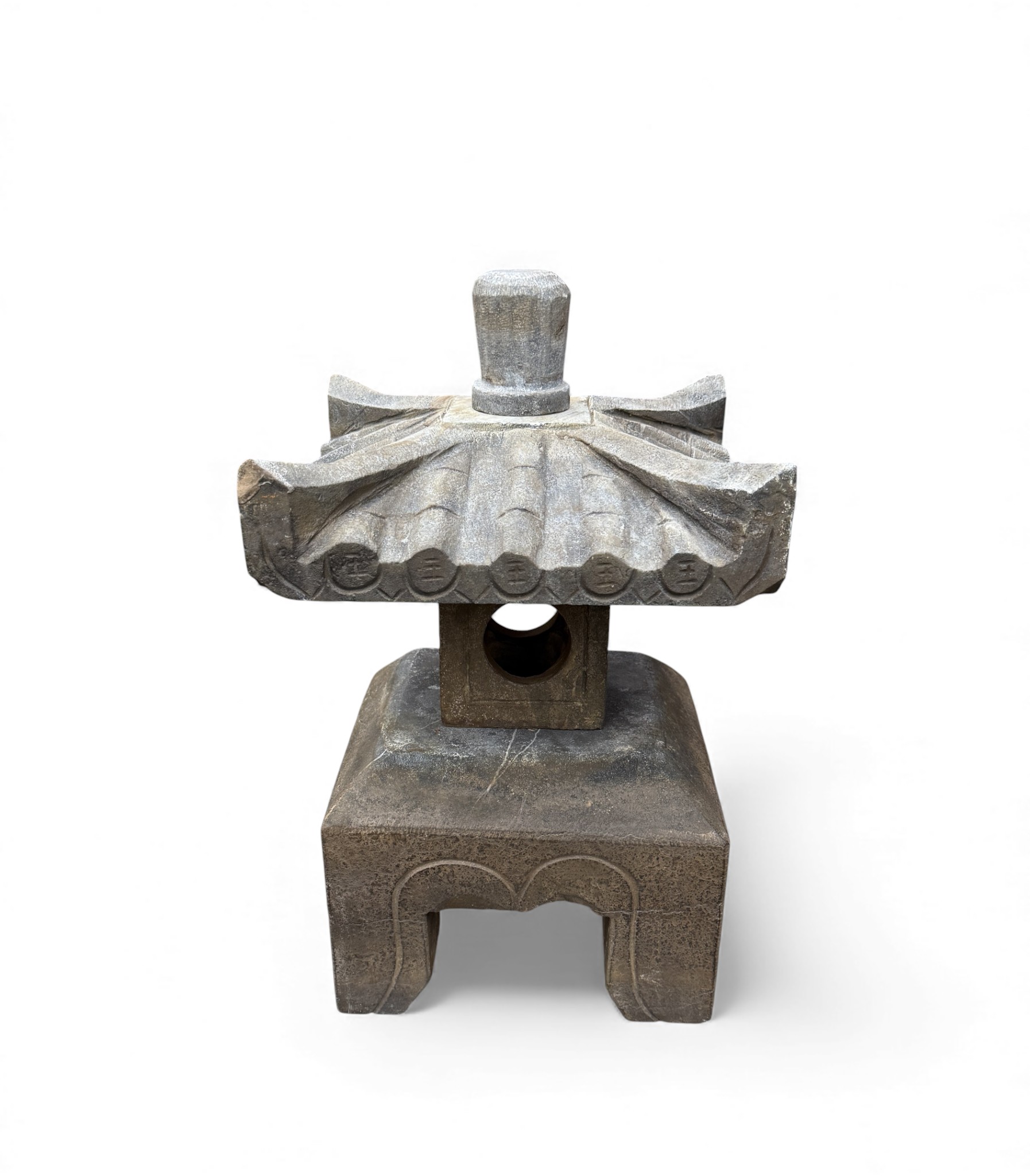 Asiatisches Geisterhaus Steinlaterne Garten Pagode