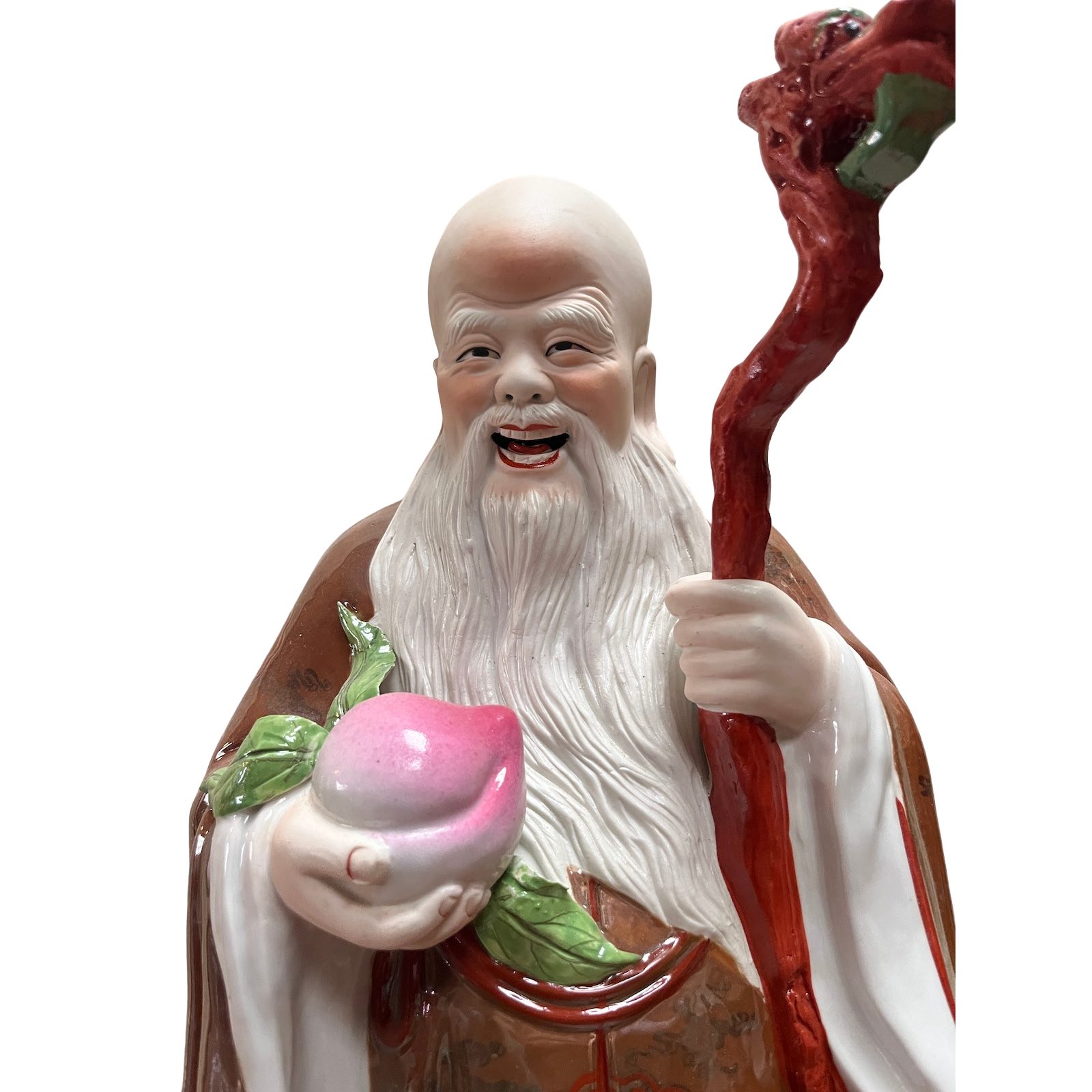 Shou Porzellan Figur China Hausgott