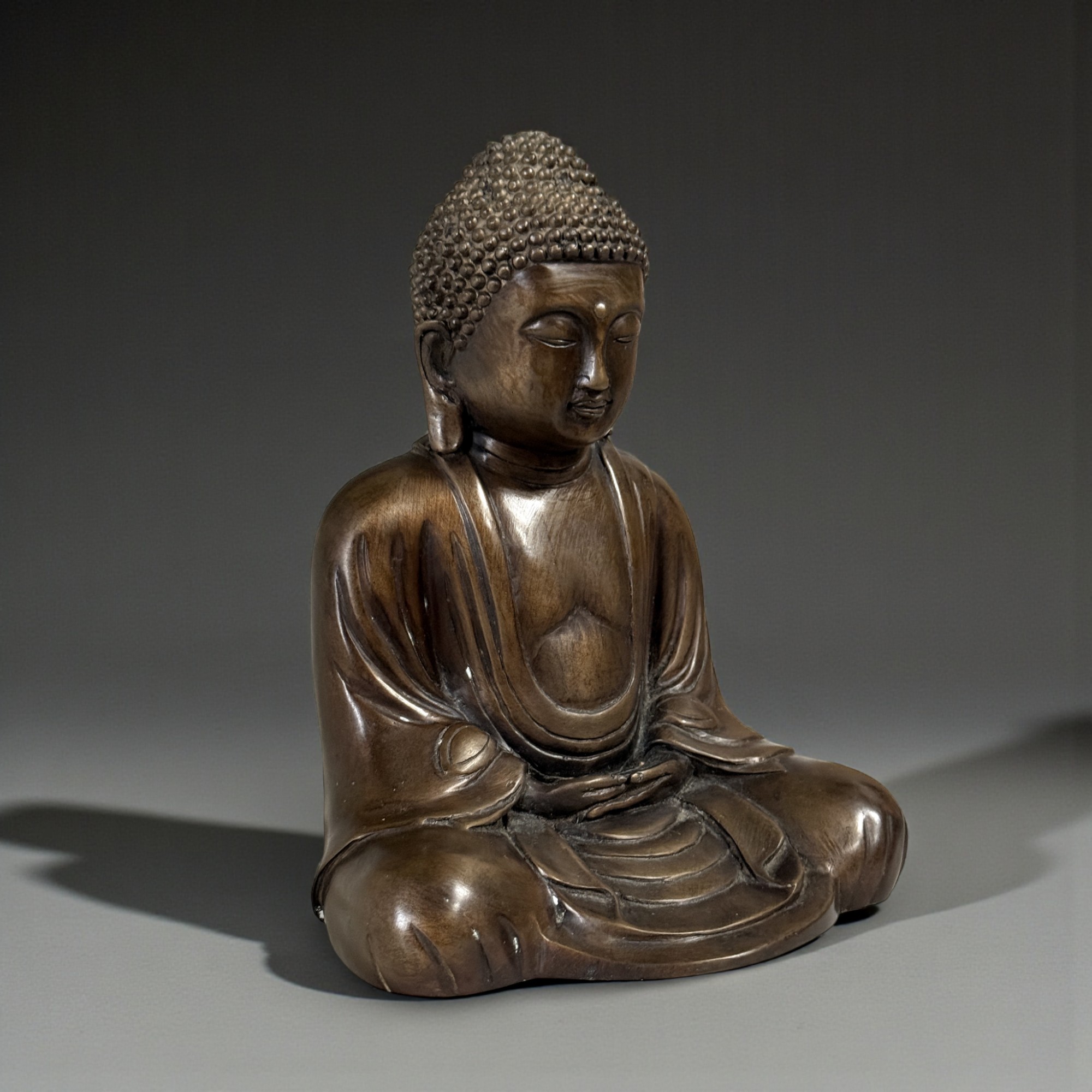 Daibutsu Kamakura Bronze Buddha Figur 25 cm