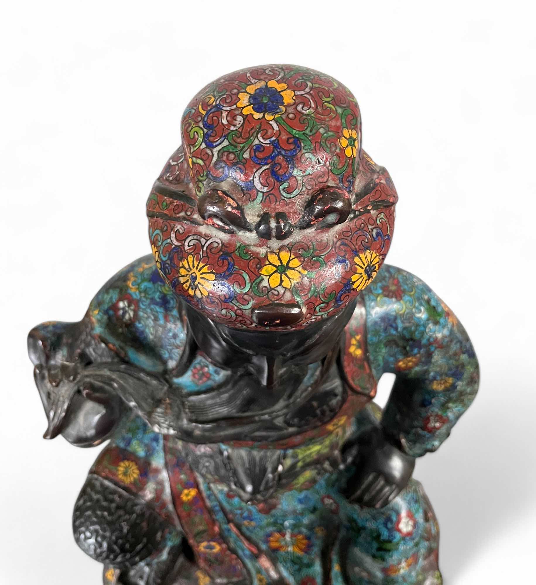 Chinesischer General Guan Yu Skulptur aus Bronze