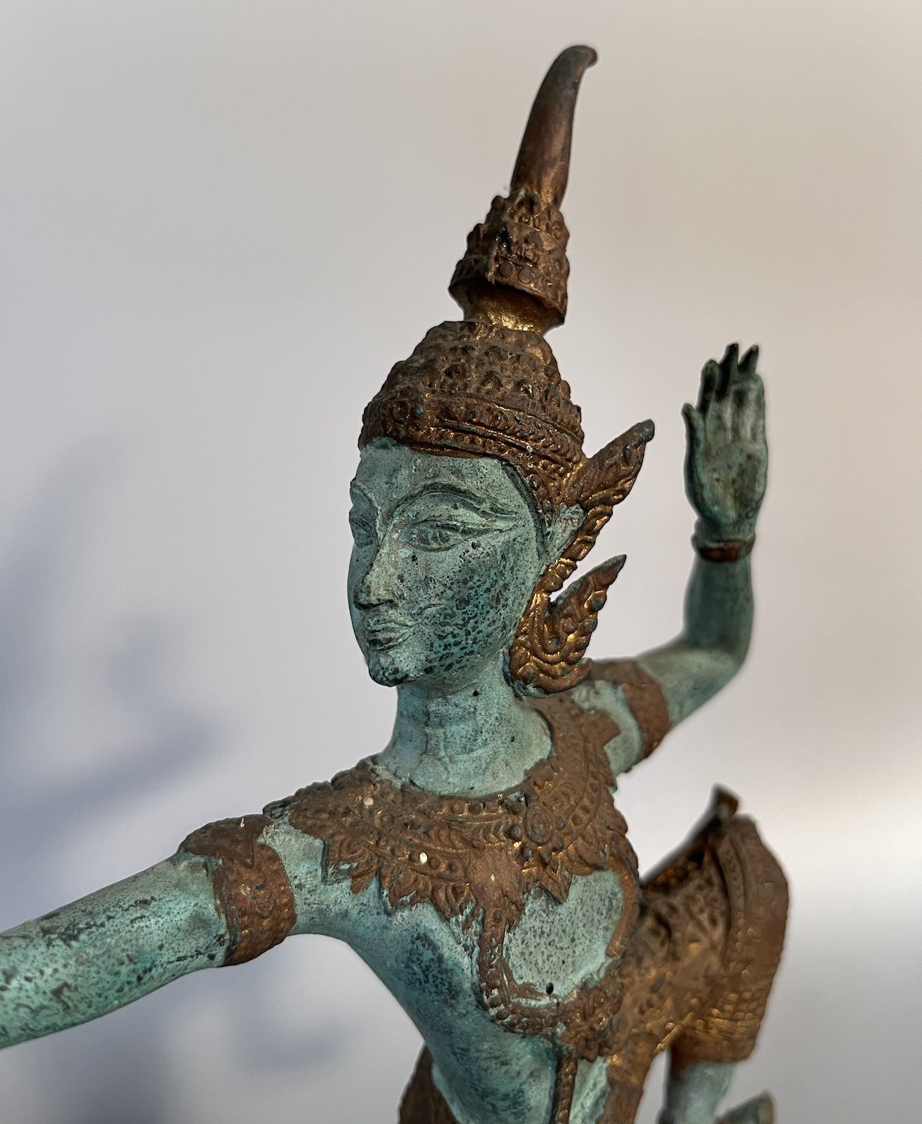 Rama Bronzefigur Thailand Avatar Vishnus 31cm