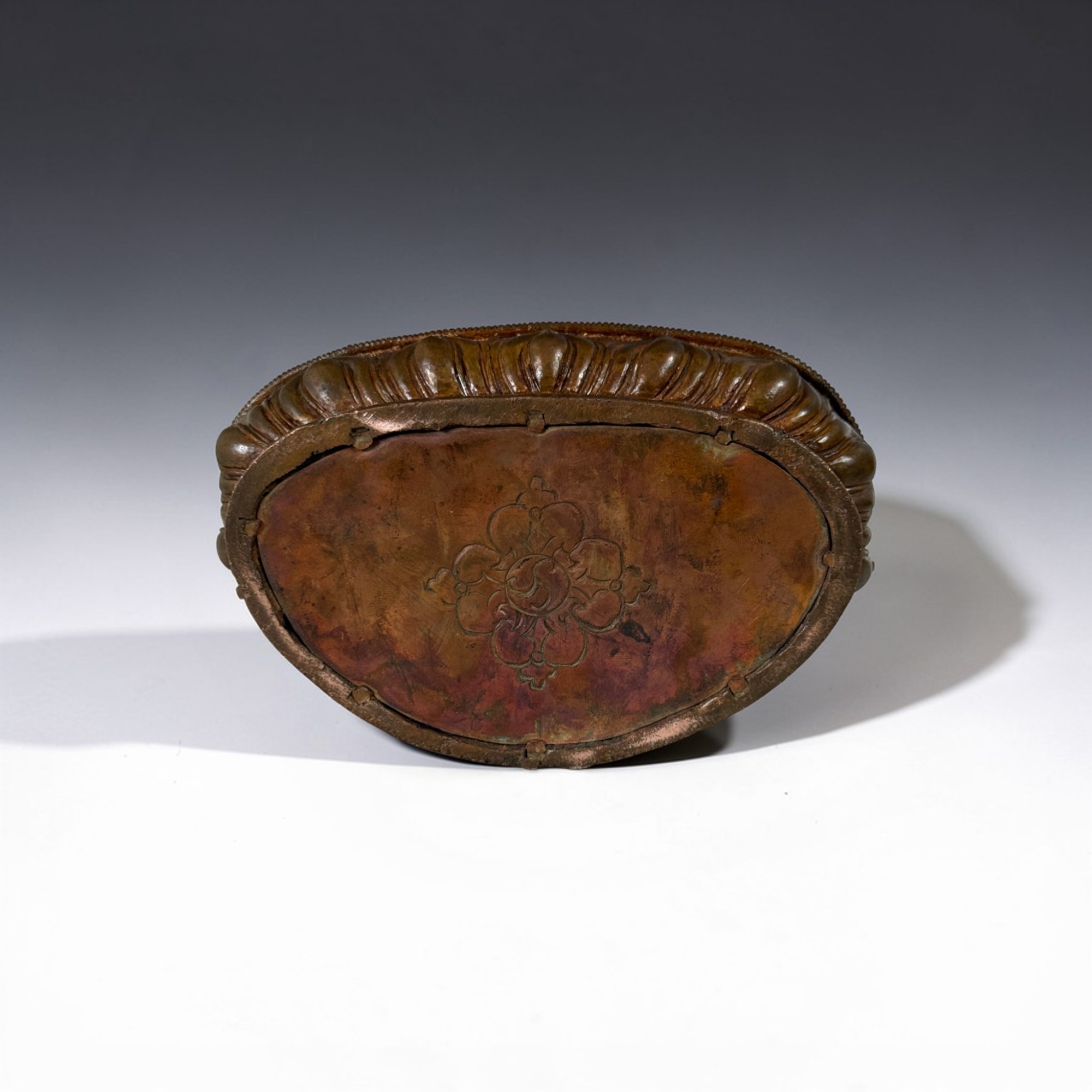 Manjushri Buddha Figur aus Bronze - vergoldet