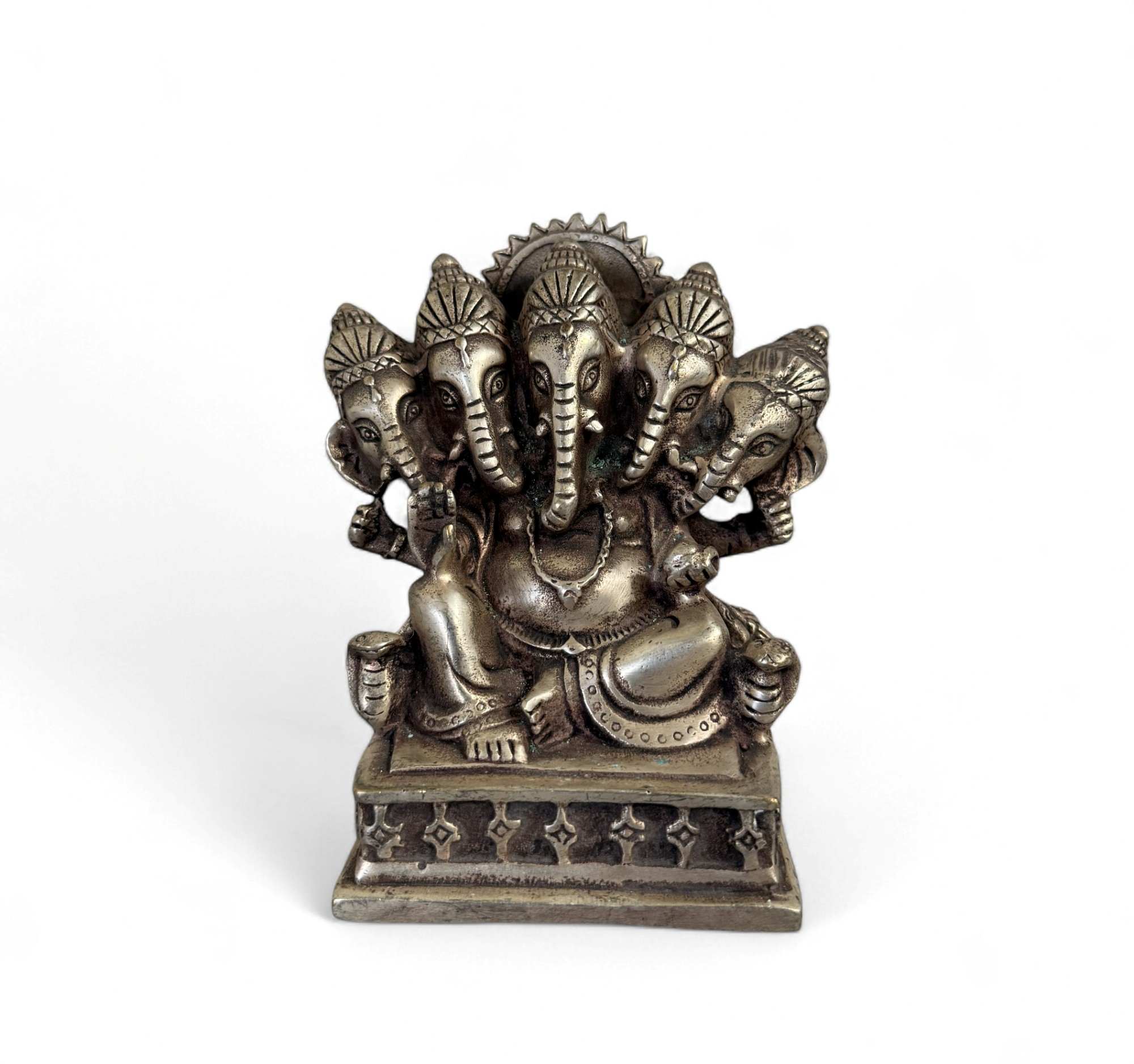 Pancha-Mukhi  der 5 köpfige Ganesha Bronze Figur China