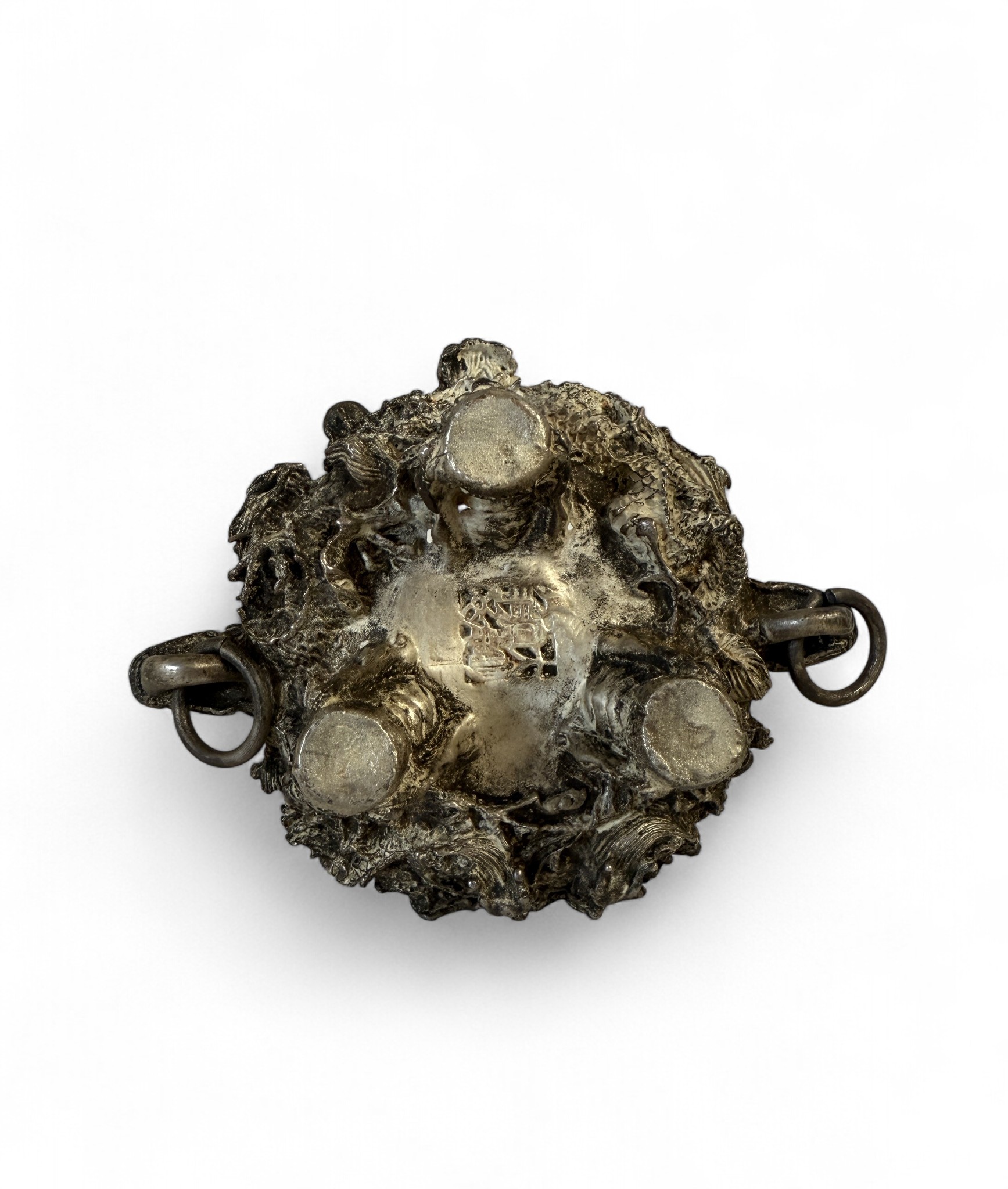 Räuchergefäß Drachen verziert - Bronze Gefäß