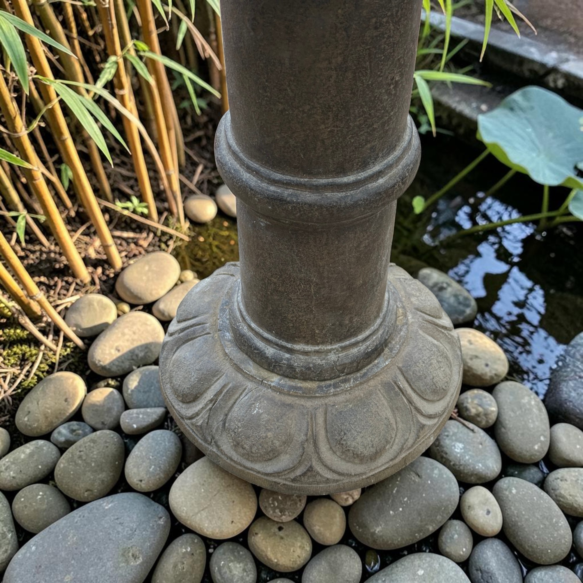 Traditionelle Steinlaterne China - Geisterhaus aus Naturstein - 60 kg