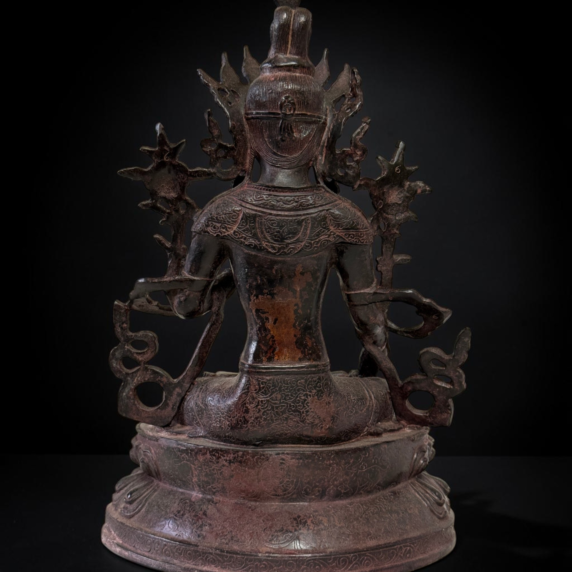 Weiße Tara Buddha Figur Bronze - Bodhisattva