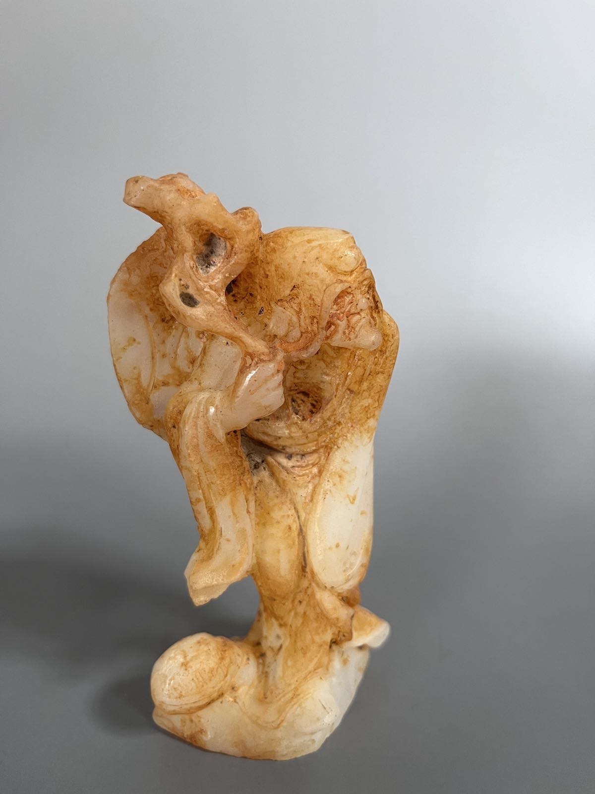 Arhat Figur China Jade Buddhismus Luohan - 13cm