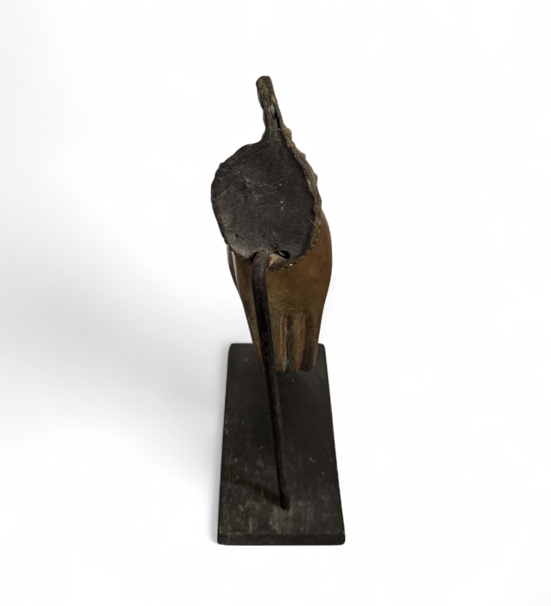 Bronze Buddha Hand mit Vitarka Mudra – 70er Jahre