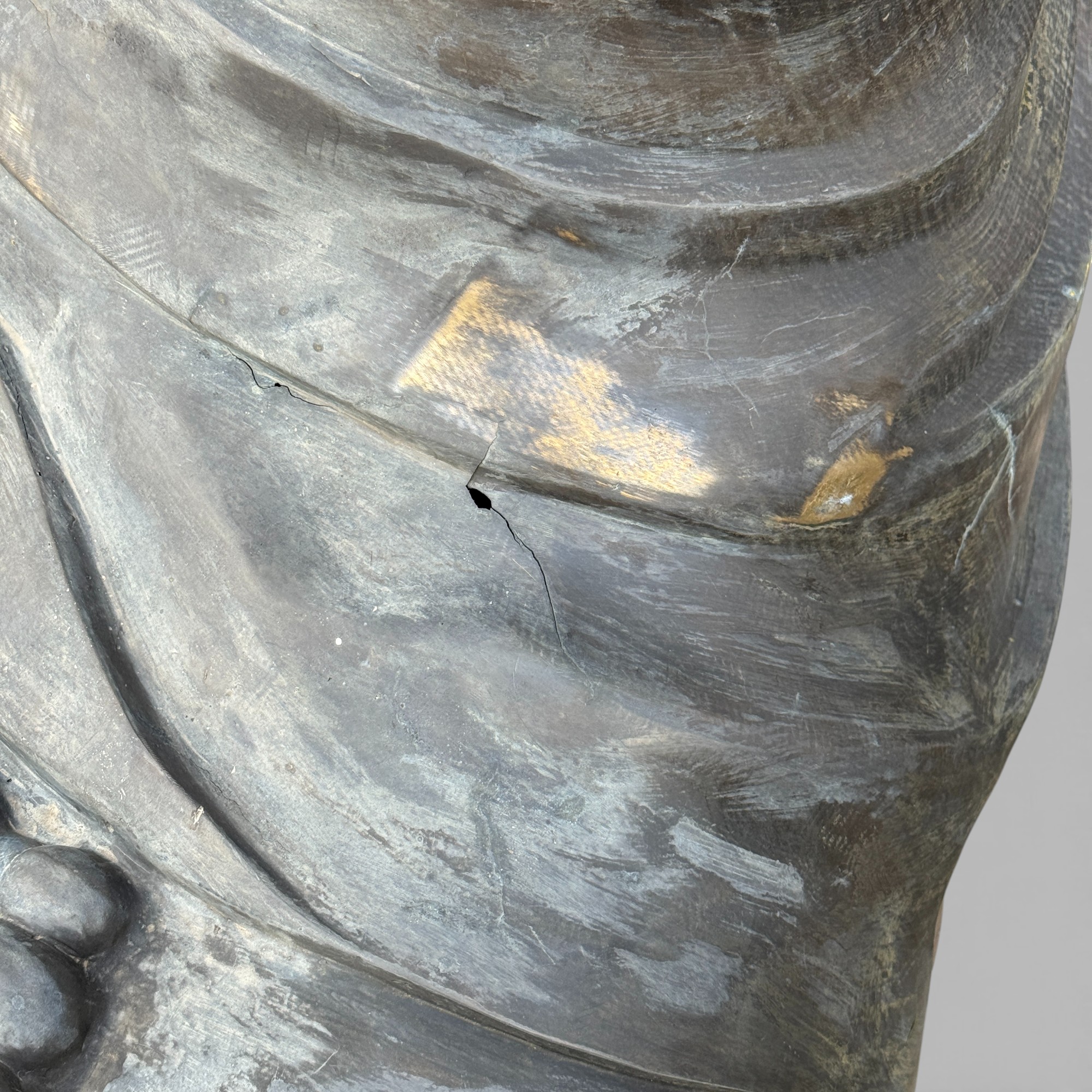 Großer Daibutsu Bronze Buddha Statue - 220 cm