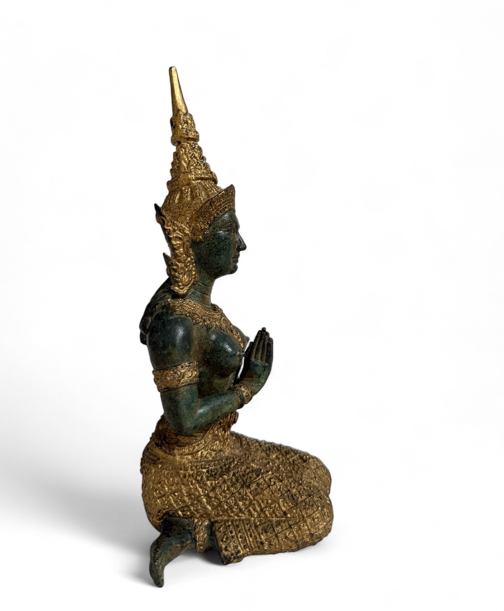 Tempelwächter Figur Bronze Skulptur Thailand 22 cm Tempelwächter Figur Bronze Skulptur Thailand 22 cm